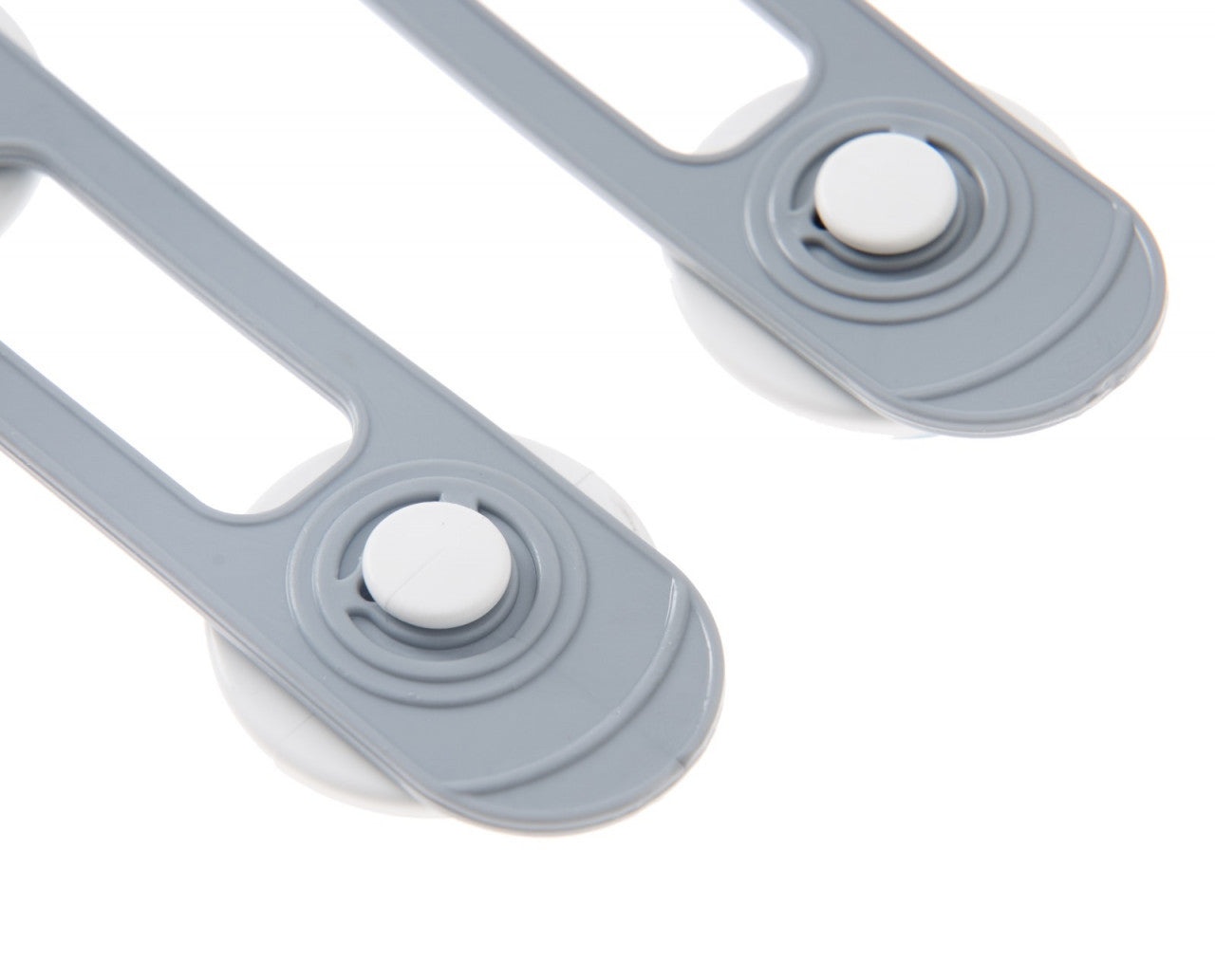 Set 2 mini sigurante universale pentru usi si dulapuri - Gri
