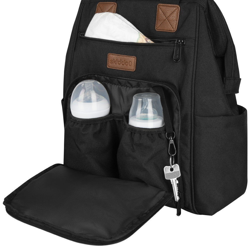 Rucsac multifunctional mamici Skiddou Astrid, Normandic - Negru