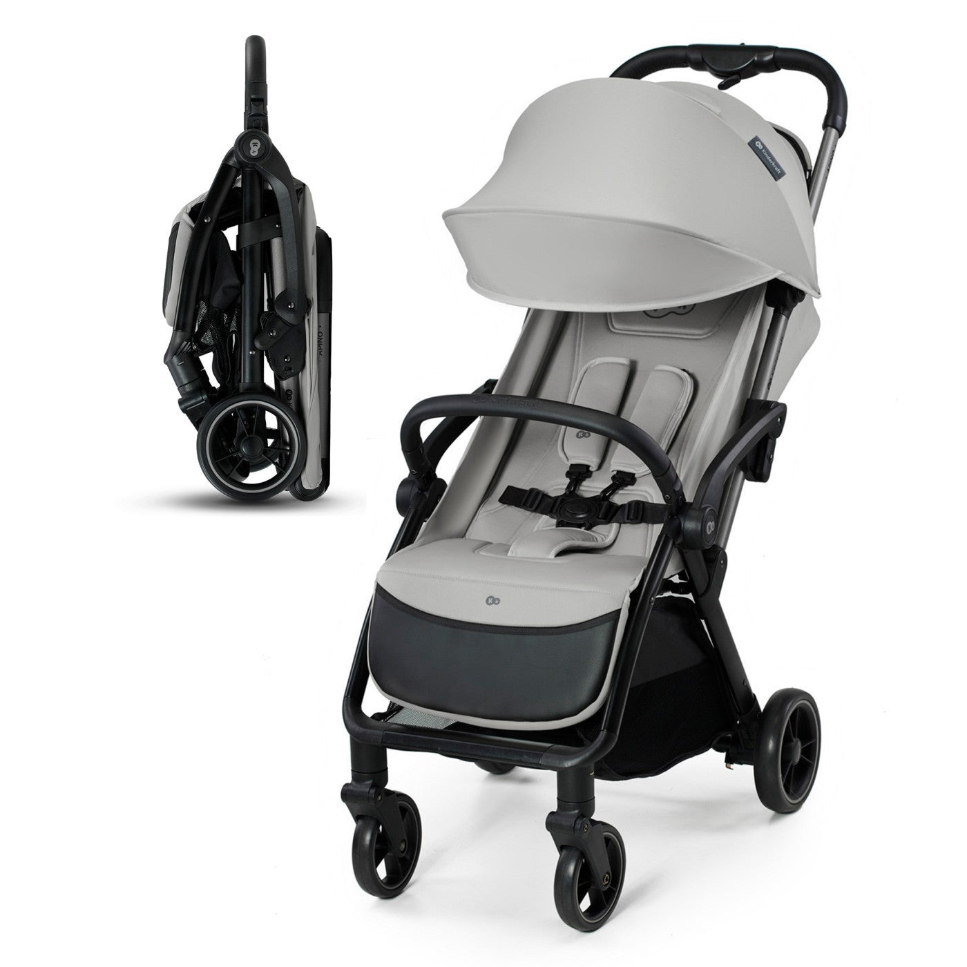 CARUCIOR SPORT KINDERKRAFT APINO, 0-22 KG, DOVE GREY - Imagine 17