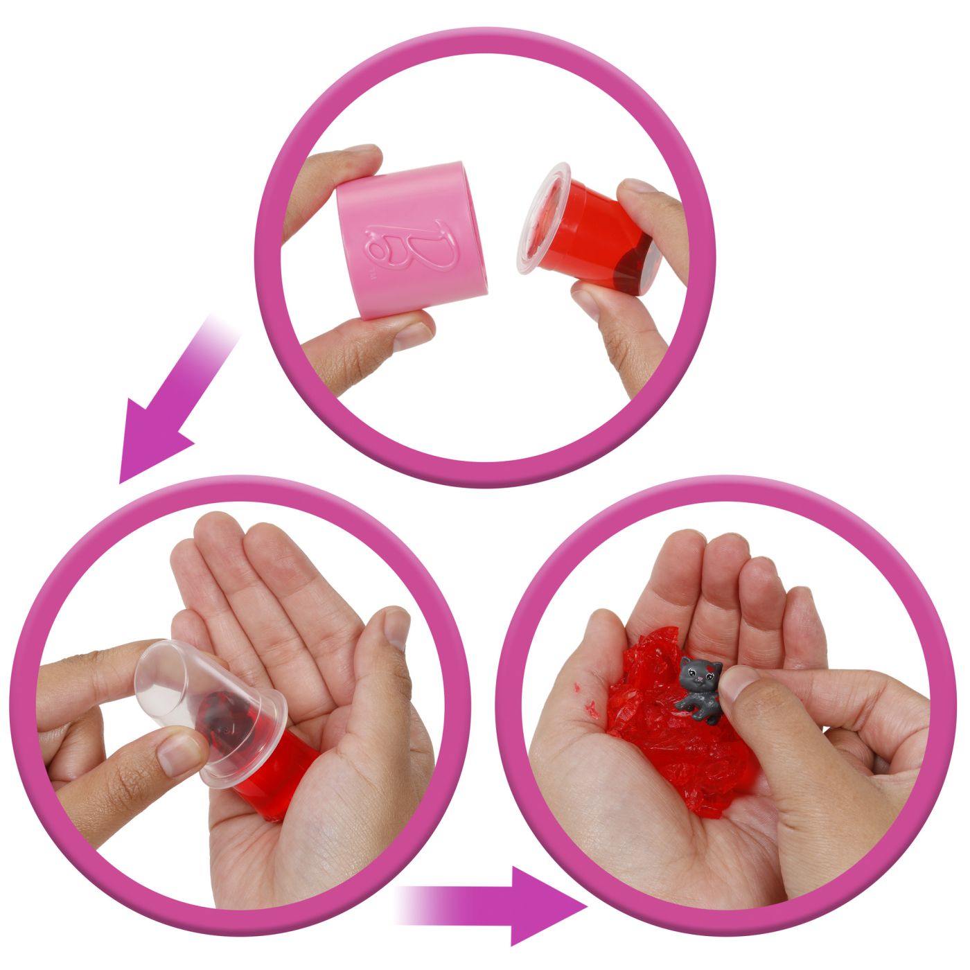 BARBIE PAPUSA PARTY UNBOXED REVEAL BRUNETA Mattel - Imagine 17