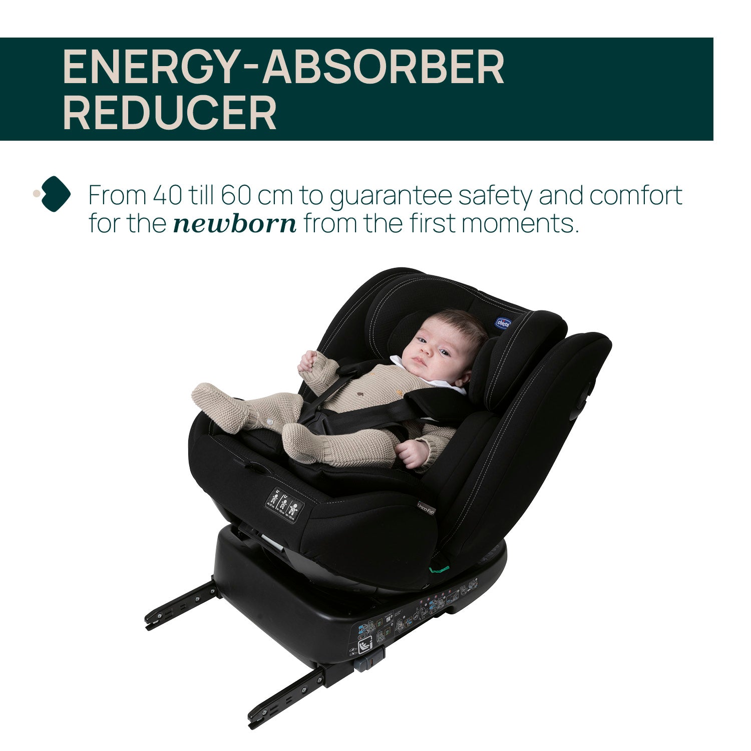 Scaun auto rotativ Chicco Unico EVO i-Size, Black - Negru - Black (17) [ps:fe127355-be08-432c-b5d0-87f4090f3939]