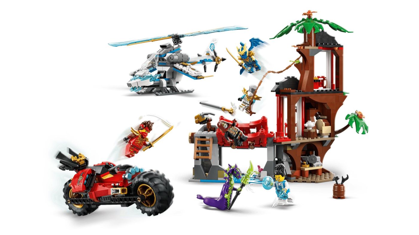 LEGO NINJAGO LUPTA LA CASA DIN COPAC CU VEHICULE NINJA 71857 [ps:ea0cddf8-5a7d-463f-90e4-b67ad09f7842]