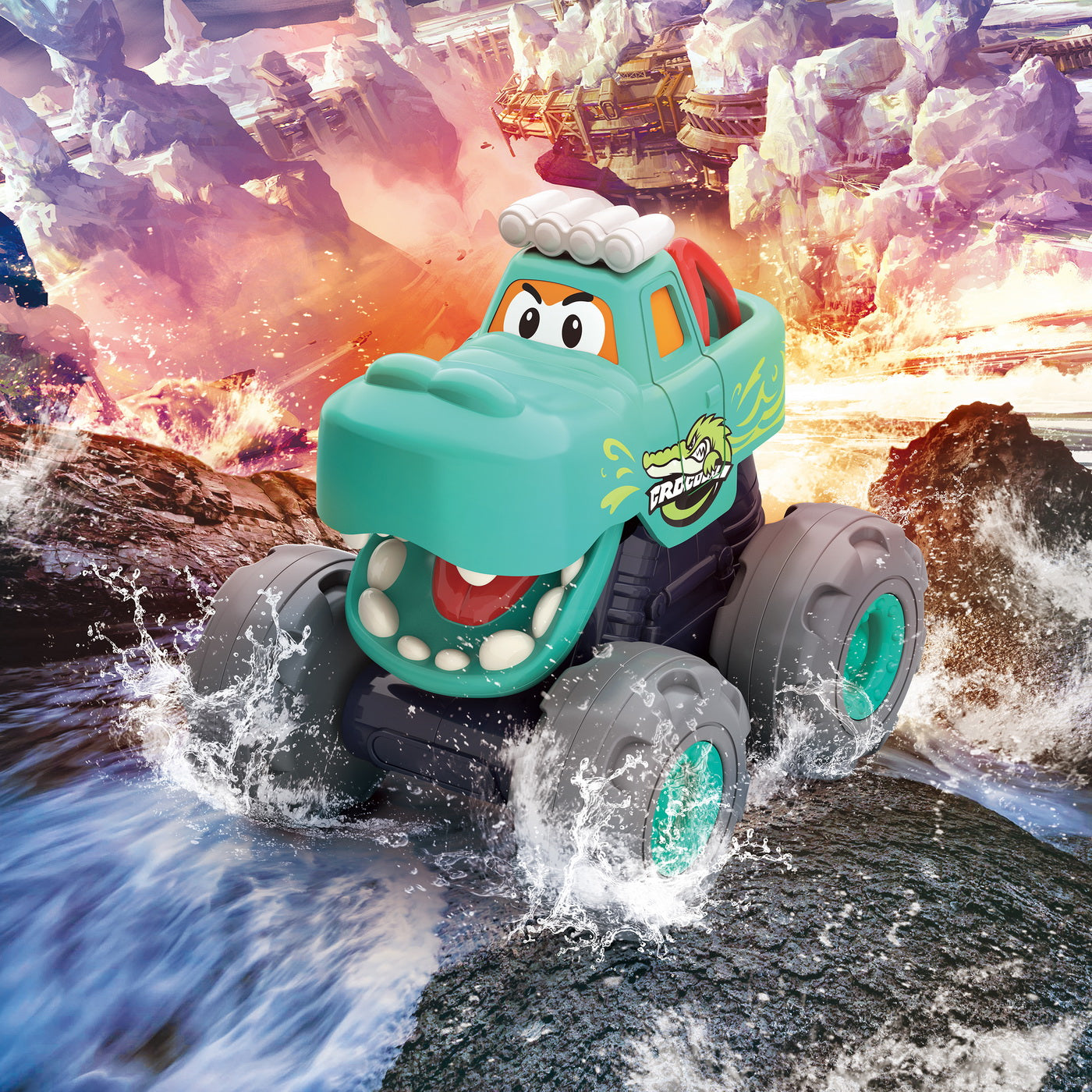 MASINUTA BEBE MONSTER TRUCK TAURASUL CEL FURIOS Jucarii Bebe - Imagine 17