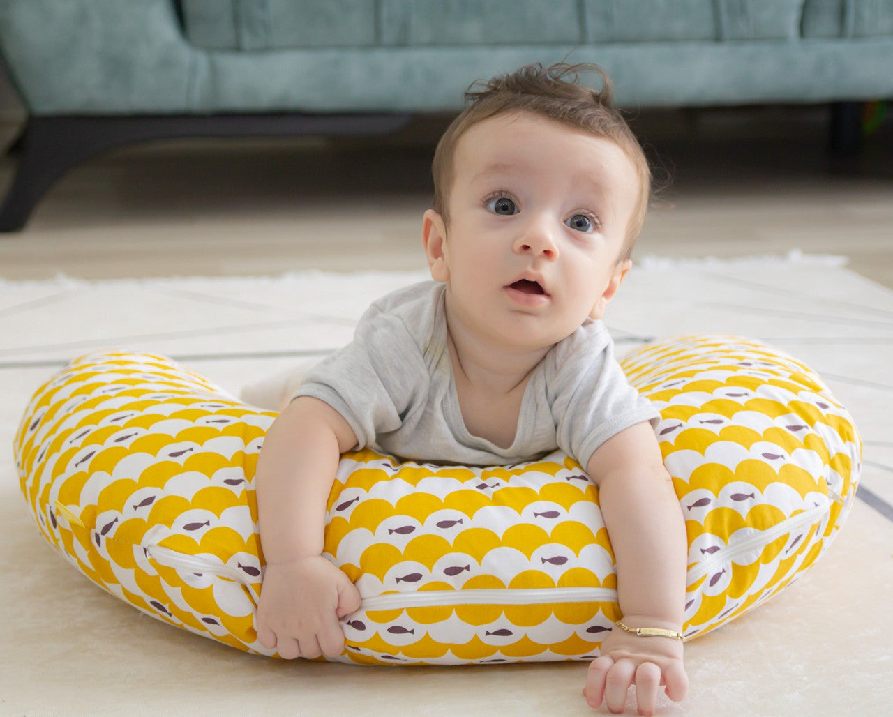 Perna pentru alaptat 2 in 1 Nursing Pillow, BabyJem (Culoare: Gri) [ps:d90ac7f8-48fb-48d6-ad3c-bf1e4c9f1b32]