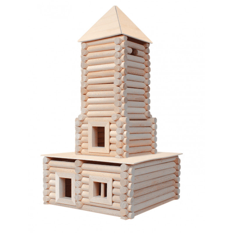 Set constructie arhitectura Vario XL, 184 piese din lemn, Walachia [ps:640f2410-11dd-45b2-bcc5-8f6b873174e5]