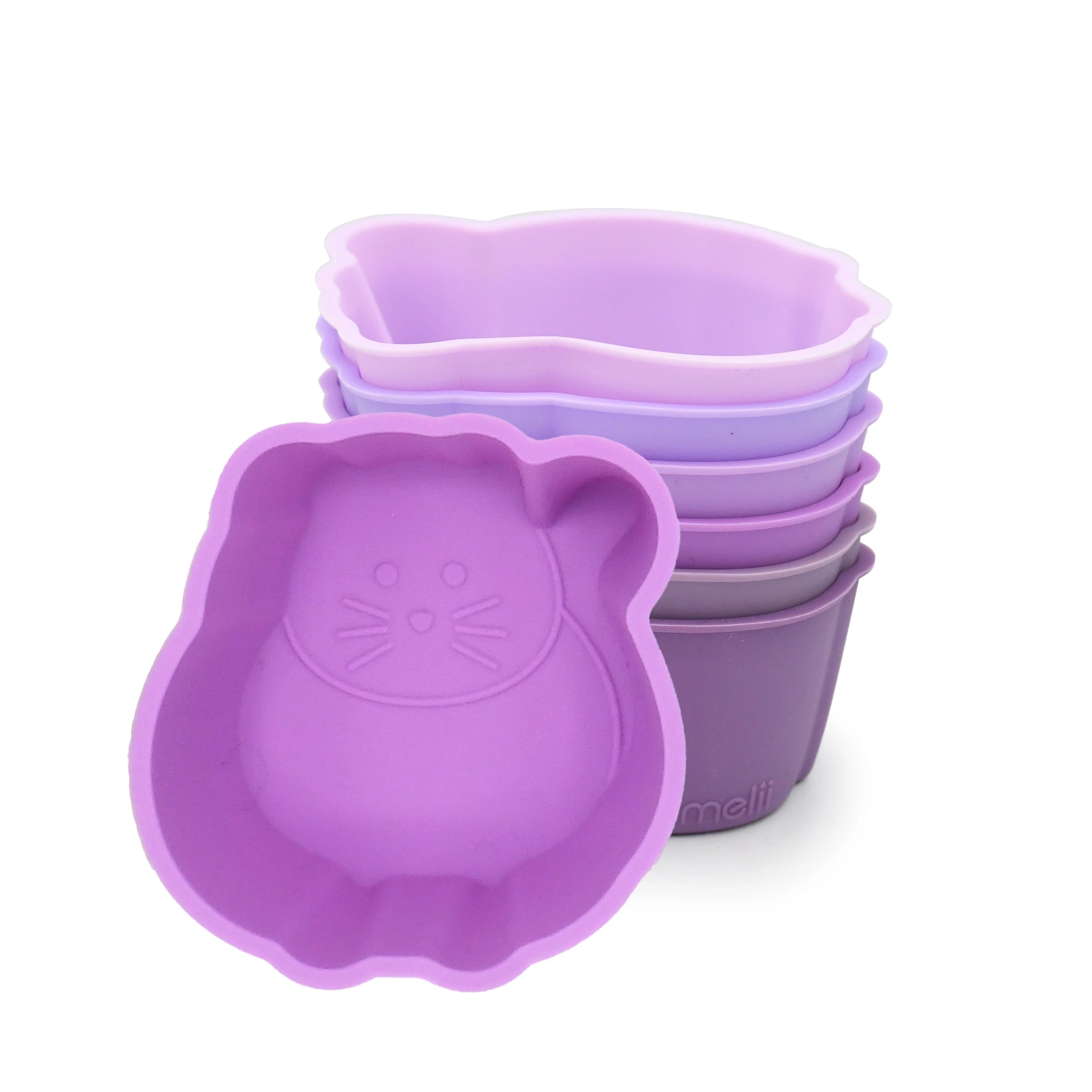 SET 6 FORME DE GATIT SILICON, MELII, MULTICOLOR - Imagine 17