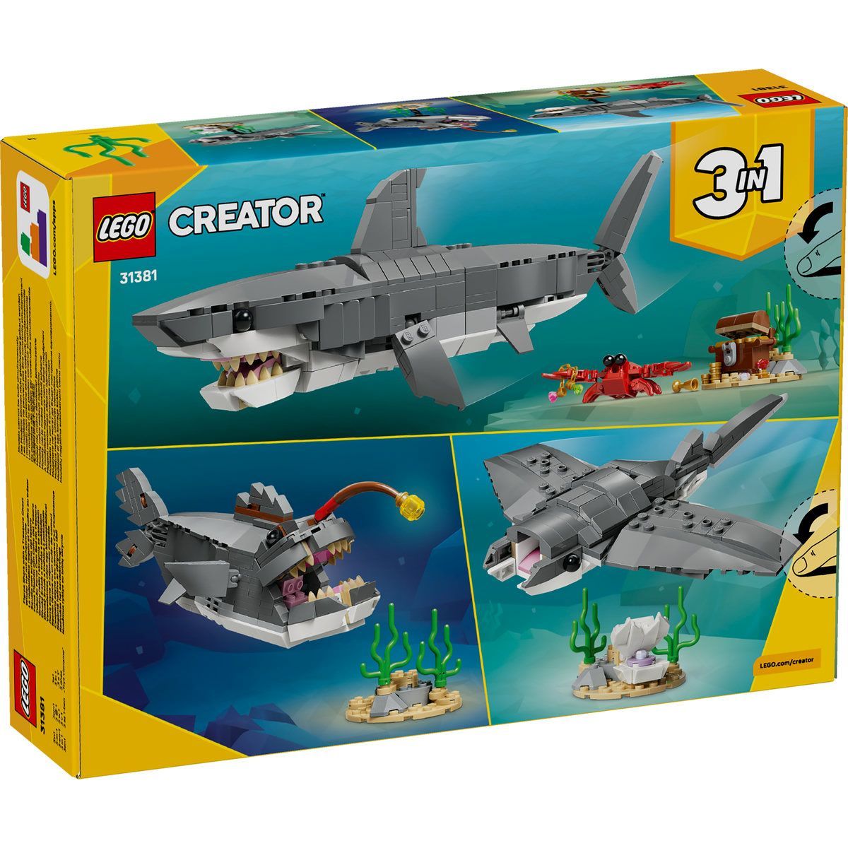 LEGO CREATOR RECHIN FEROCE CU UN CUFAR DE COMORI 31381 [ps:1000f17a-966a-42e9-9af1-824ea992cdf0]