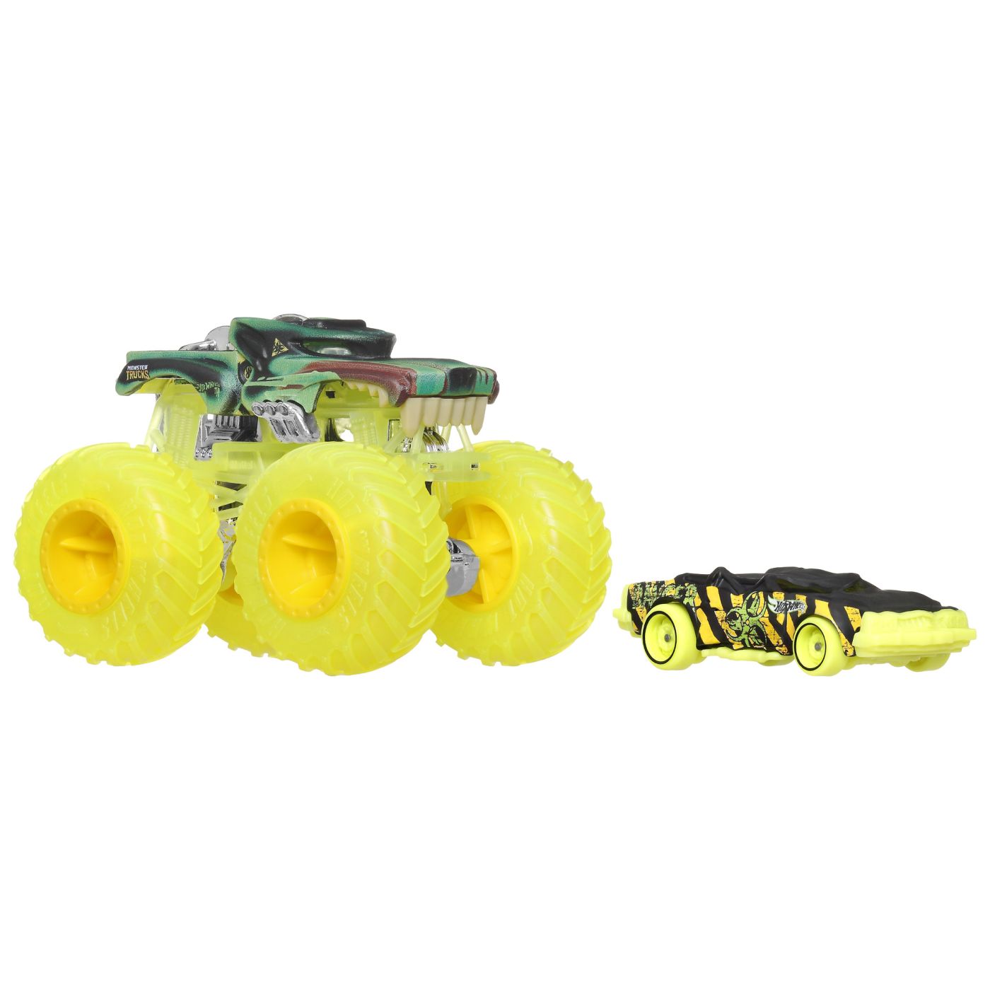 HOT WHEELS MONSTER TRUCK SI MASINUTA METALICA RACE ACE - Imagine 18