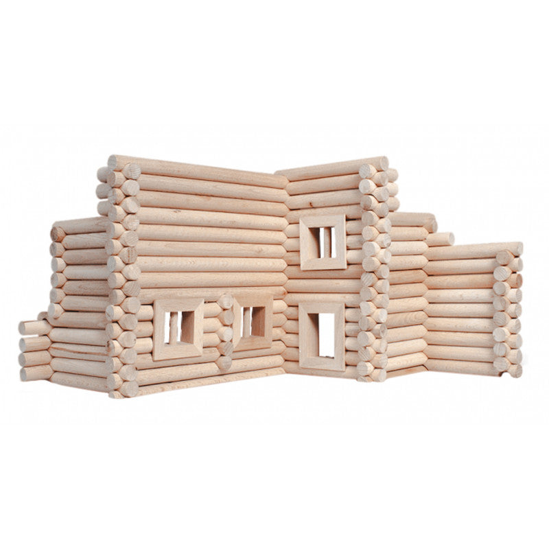 Set constructie arhitectura Vario XL, 184 piese din lemn, Walachia [ps:0288d331-77d4-480d-89b4-3b91d43ae6ca]