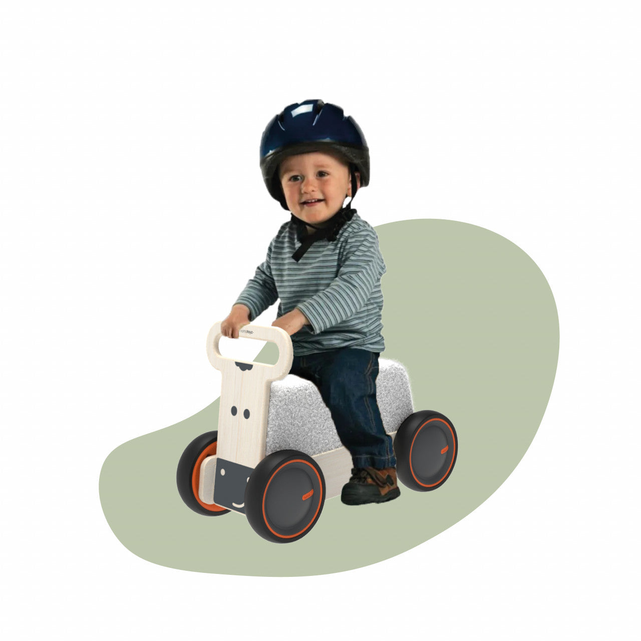 Masinuta ride-on, premergator si carucior de jucarii - Imagine 18