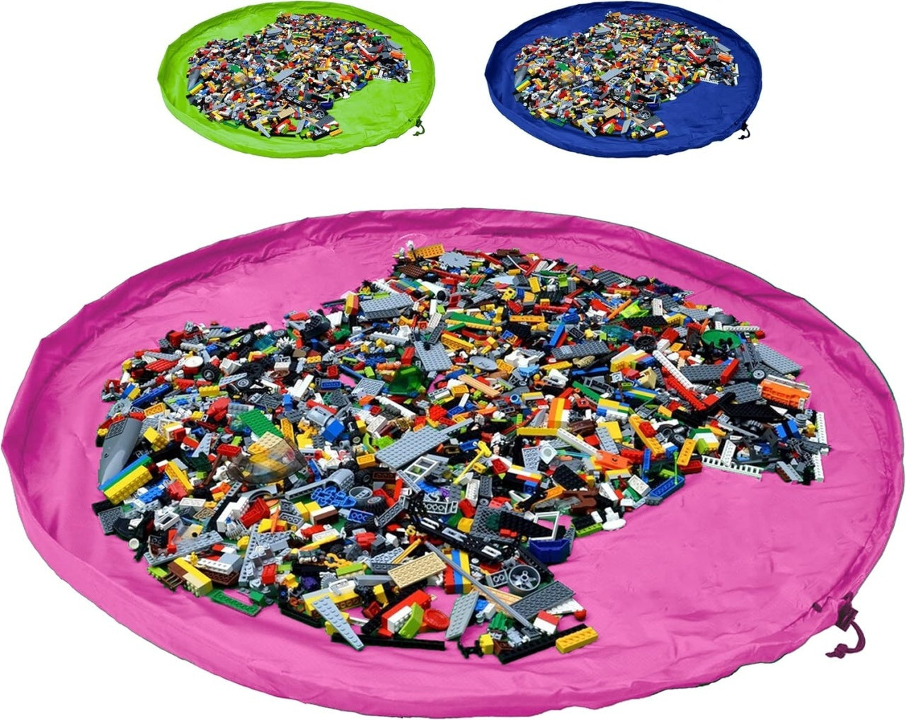 Covoras de joaca si saculet de jucarii 2 in 1 - Roz [ps:0113d5ae-62d5-4b99-952c-fe3671bdcef0]