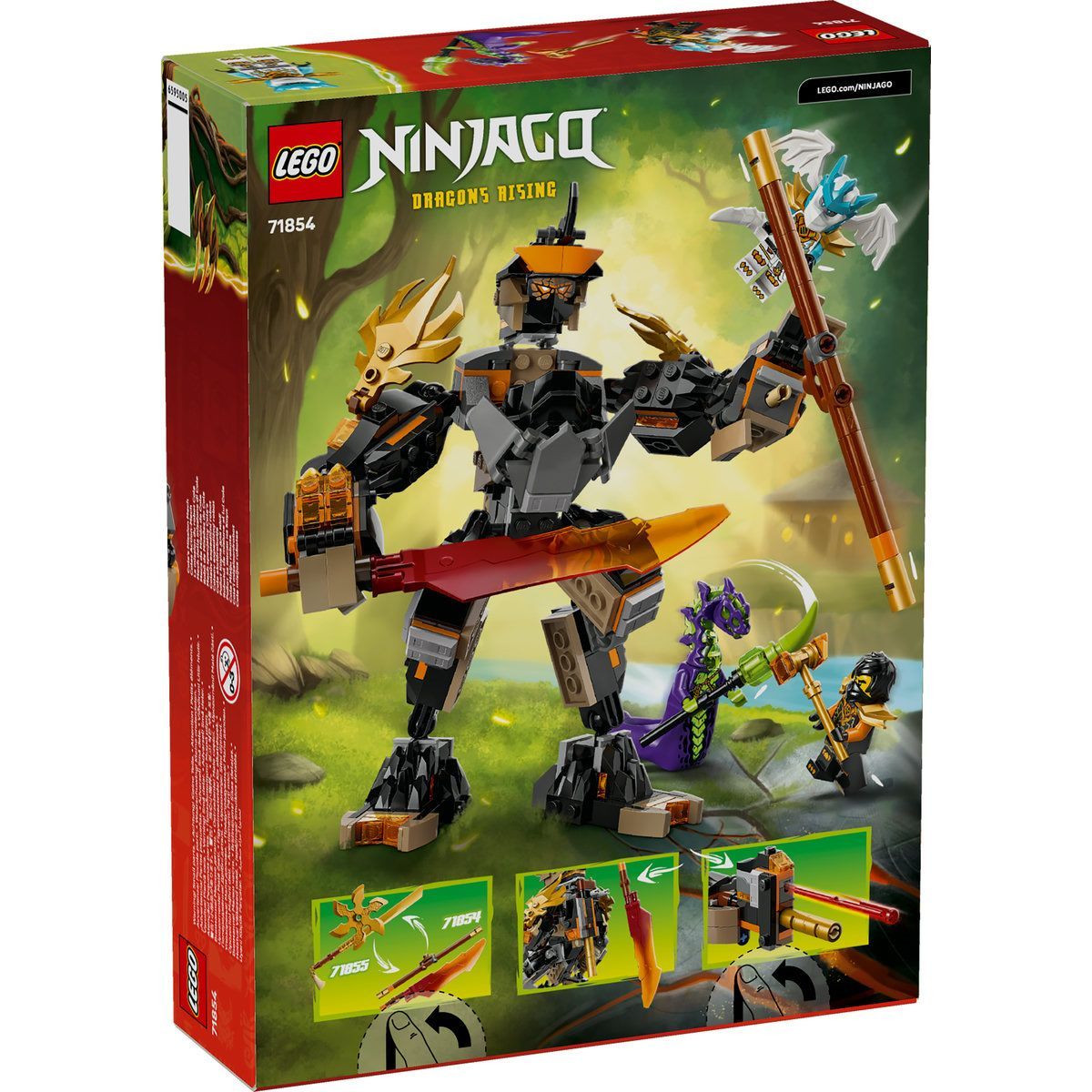 LEGO NINJAGO ROBOTUL DE MISIUNE AL LUI COLE SI DRAGONUL ZANE 71854 [ps:5d690ebd-dcbf-472d-9113-367e69e07ec3]