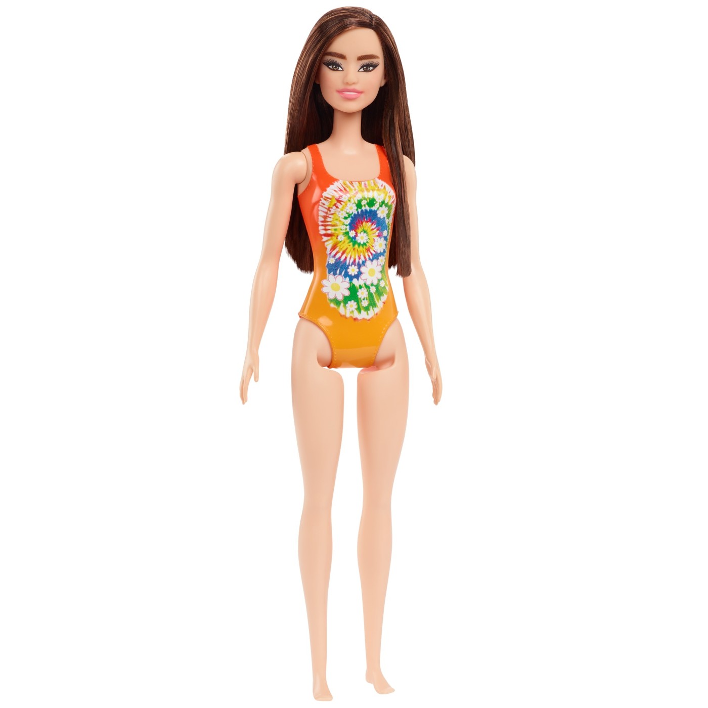 PAPUSA BARBIE SATENA CU COSTUM DE BAIE ALBASTRU Mattel - Imagine 18