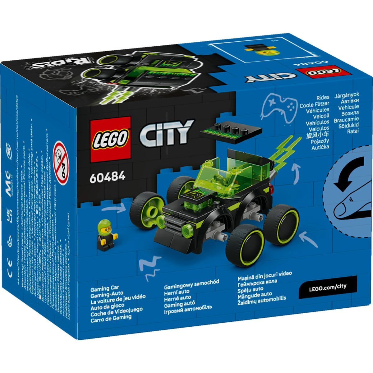 LEGO CITY VEHICULE MASINA DE CURSE DIN JOCURI VIDEO 60484 [ps:be312625-afe2-40ce-b837-339f8d422da9]