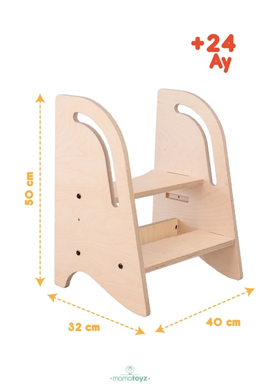 Scaun inaltator tip scara cu 2 trepte pentru copii, - Imagine 18