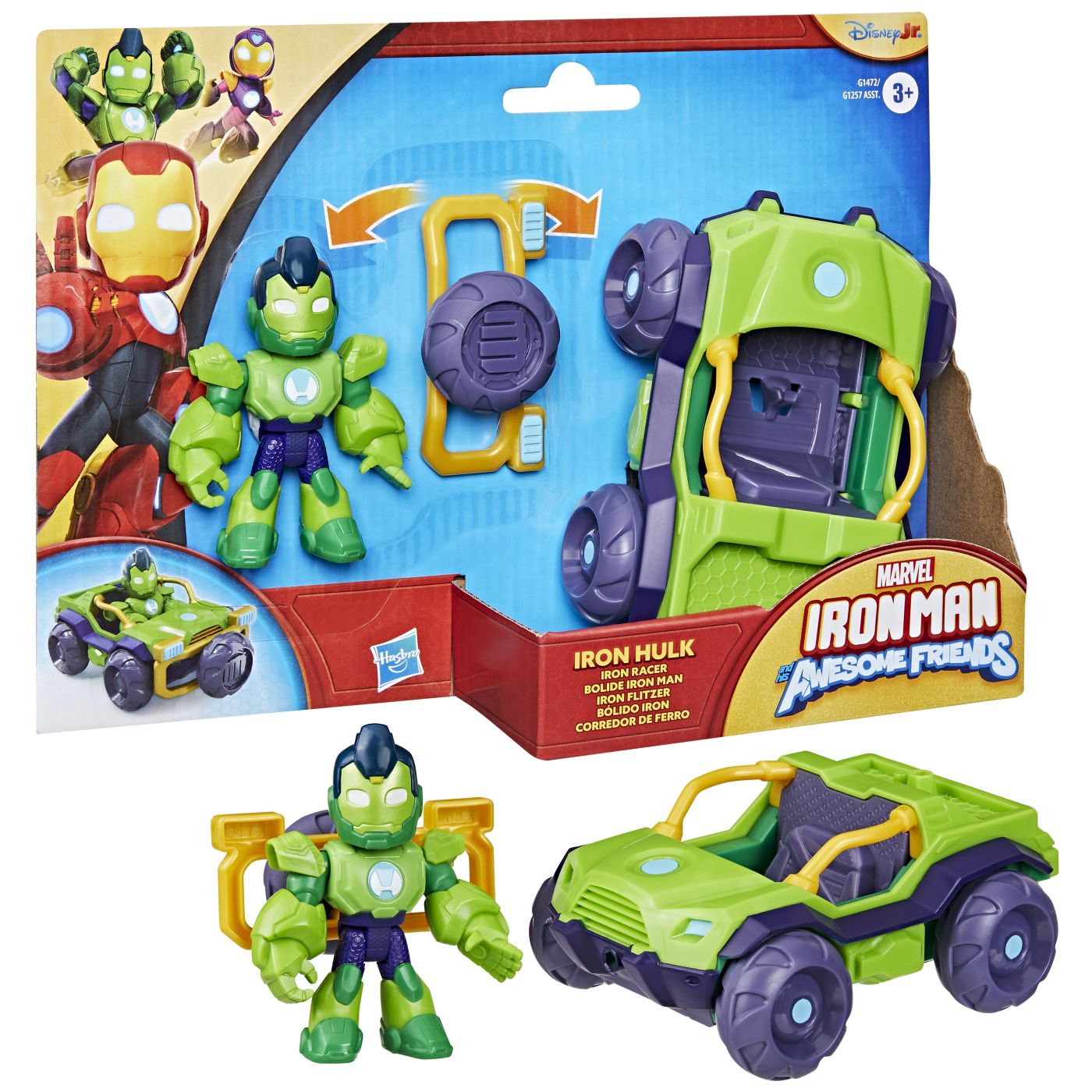 MARVEL IRON MAN SI PRIETENII SAI UIMITORI SET VEHICUL SI - Imagine 18
