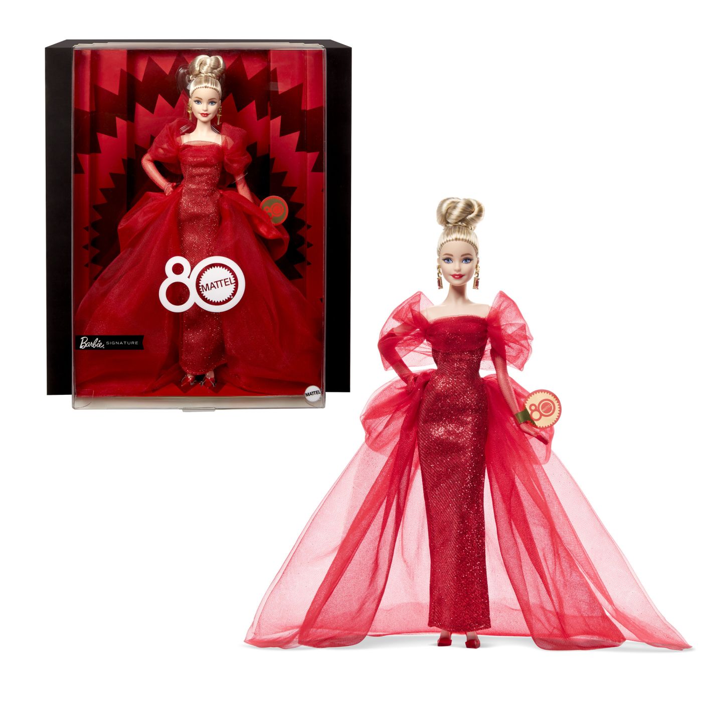 BARBIE SIGNATURE ANIVERSARE 65 ANI PAPUSA BARBIE CU - Imagine 18