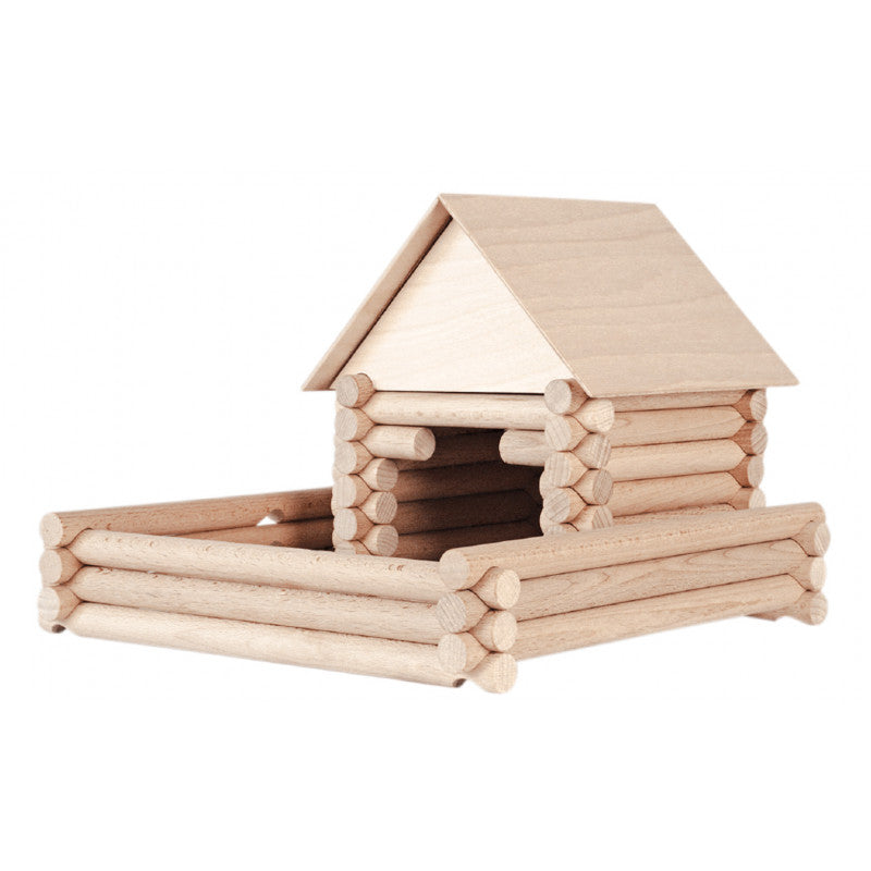 Set constructie arhitectura Vario XL, 184 piese din lemn, Walachia [ps:7ff303bc-aa2d-4a33-9063-a738699010fc]