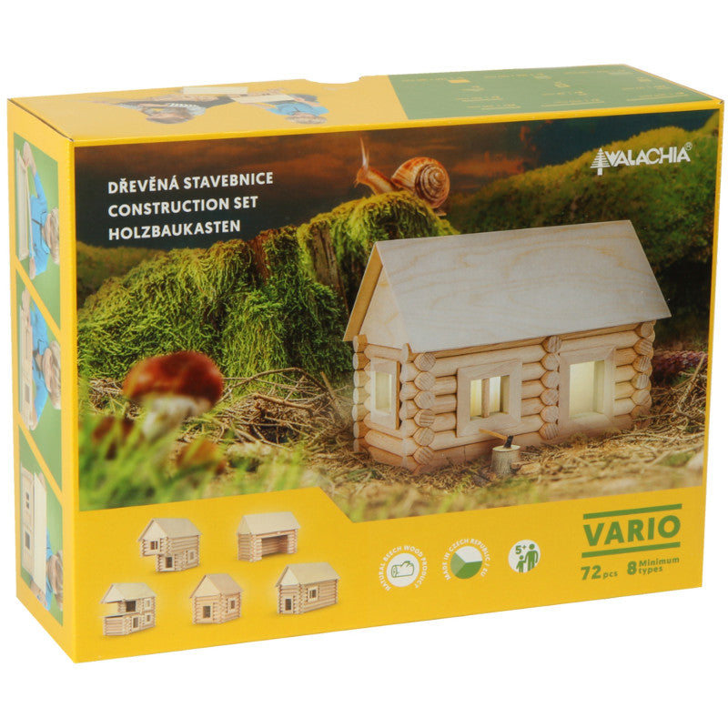 Set constructie arhitectura Vario, 72 piese din lemn, Walachia [ps:3a31eb5c-00e7-40bd-8836-02bfccccad13]