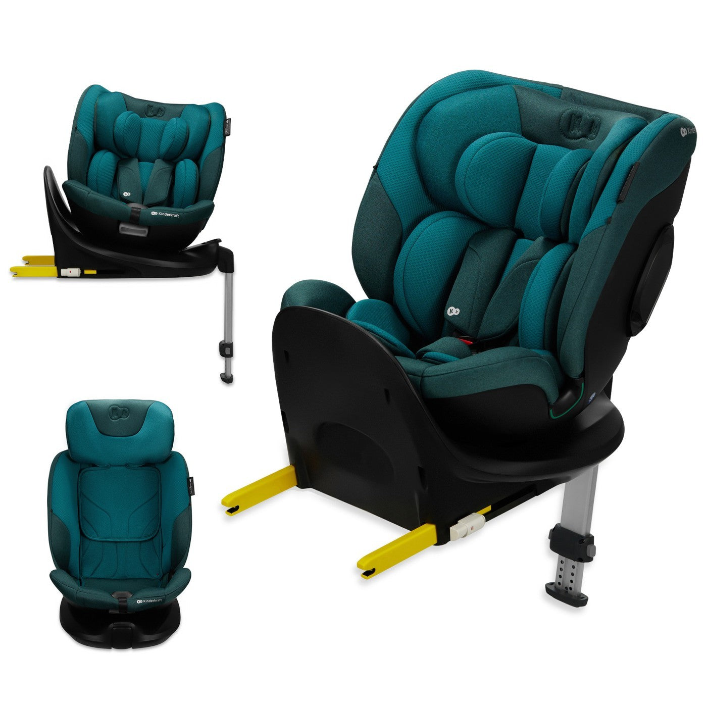 SCAUN AUTO KINDERKRAFT I-FIX, I-SIZE 40-150 CM, GRAPHITE - Imagine 19