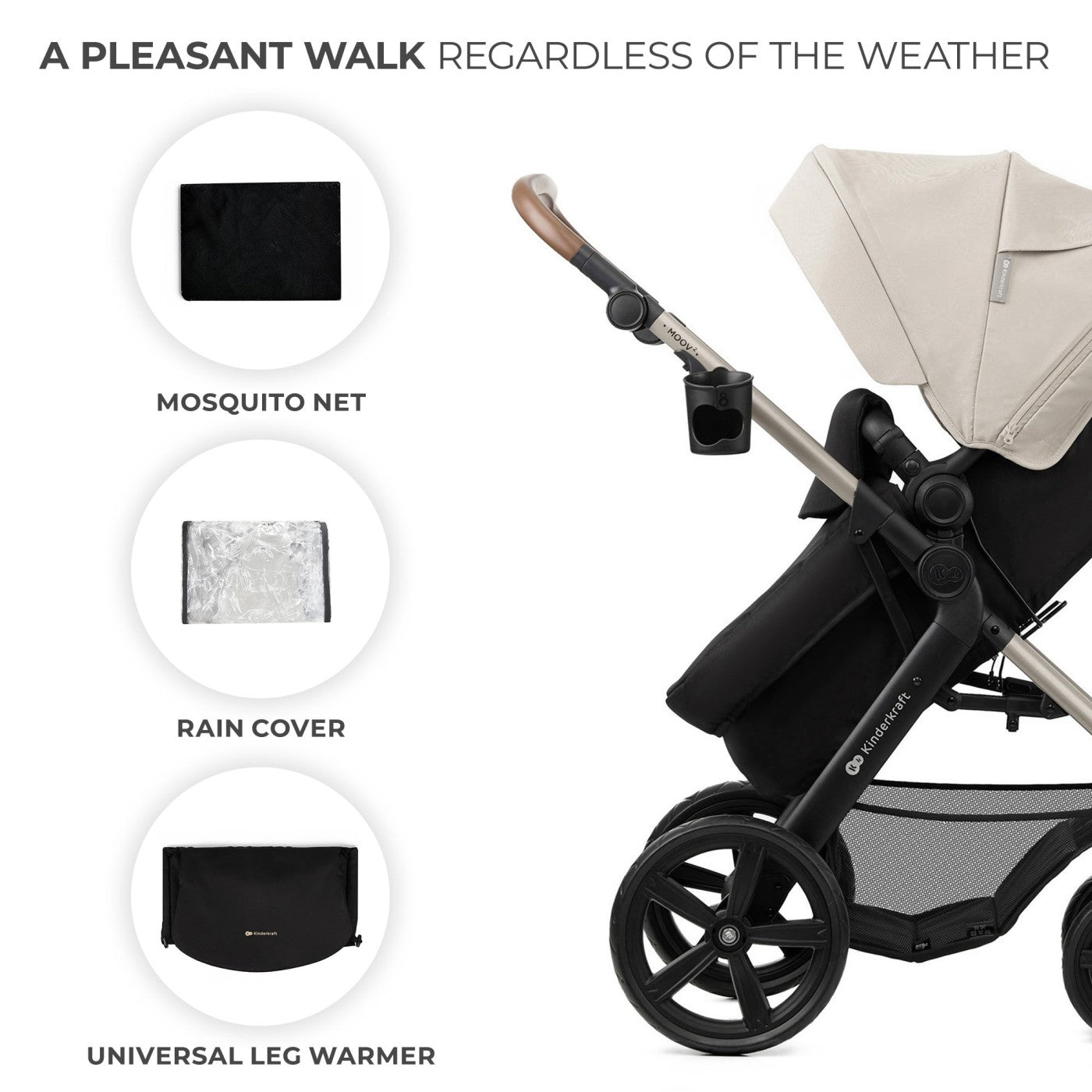 CARUCIOR MULTIFUNCTIONAL KINDERKRAFT MOOV 2 EVA 4IN1 - Imagine 19