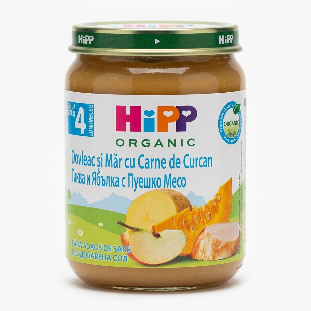 *HiPP MENIU DOVLEAC SI MAR CU CARNE CURCAN 190G (HPMDOVLMARCURC) [ps:9570619d-0939-4d24-83e0-8305754f7954]