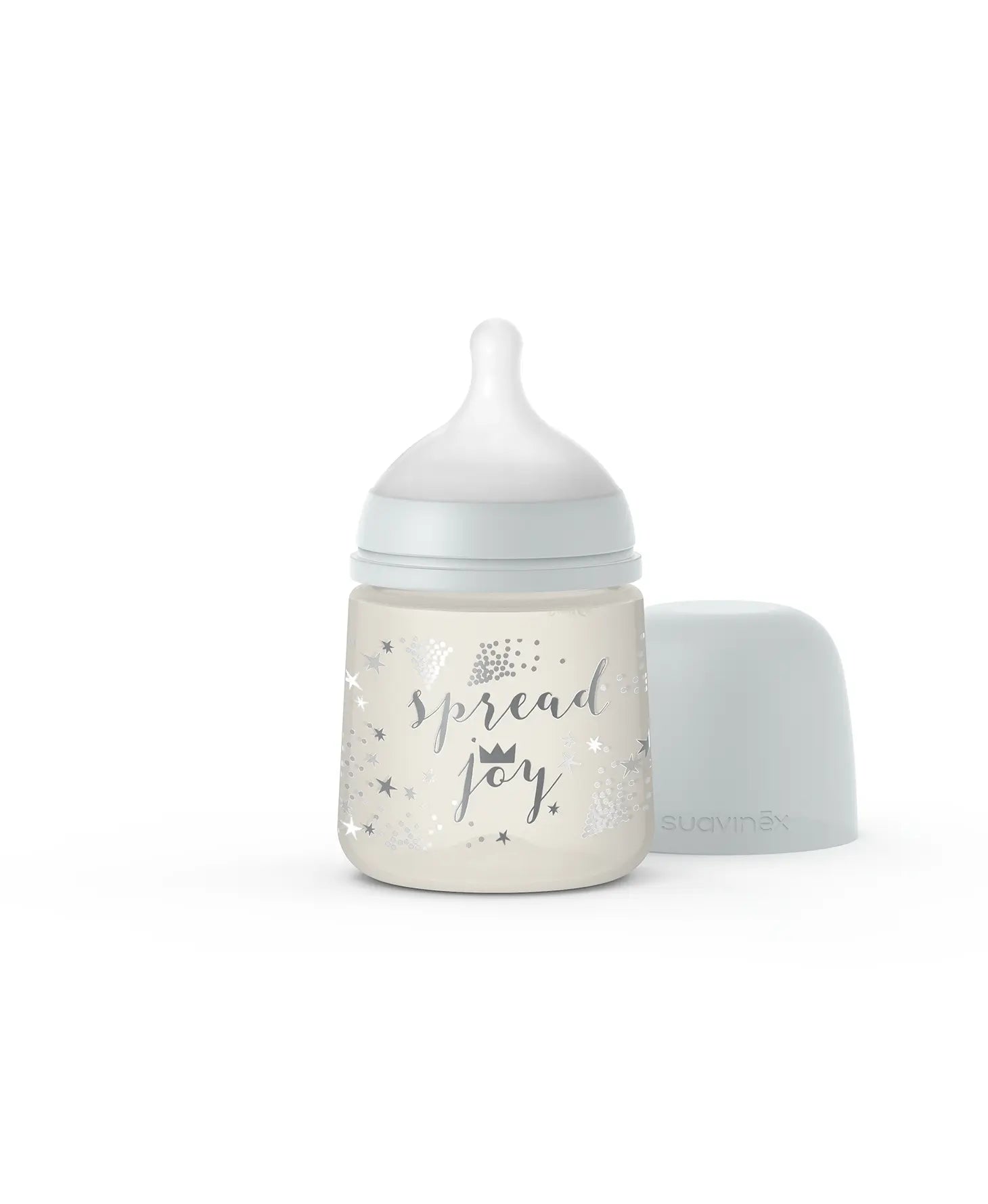 Biberon SX Pro 150ml, debit lent S – Coroană Gri | Spread Joy [ps:b936b37c-1e68-47e0-b986-d35b5ebd436a]