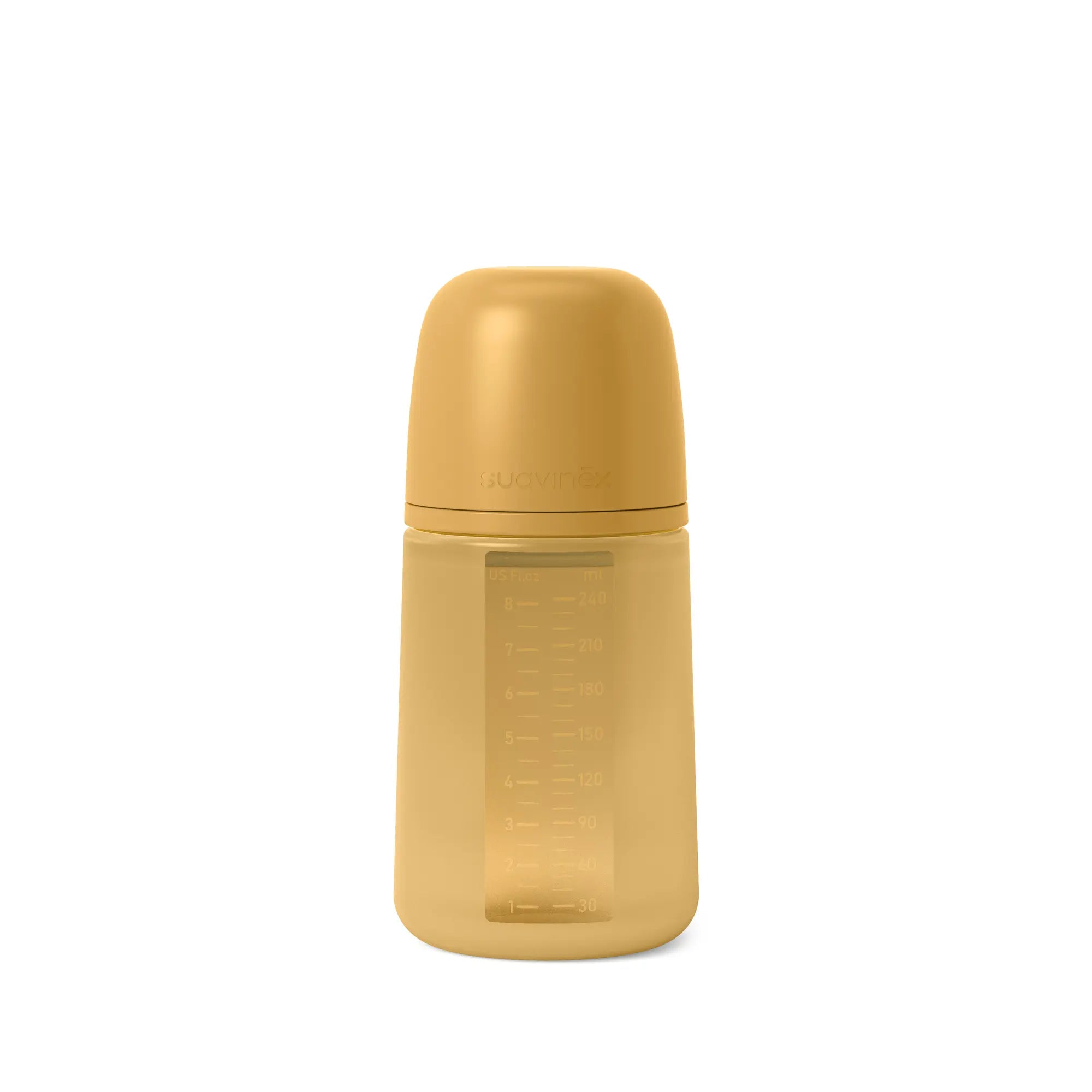 Biberon din silicon SX Pro 240ml, debit mediu - galben muștar | Colour Essence [ps:7c21e896-4102-47d8-8c68-3fdcdbf2546f]