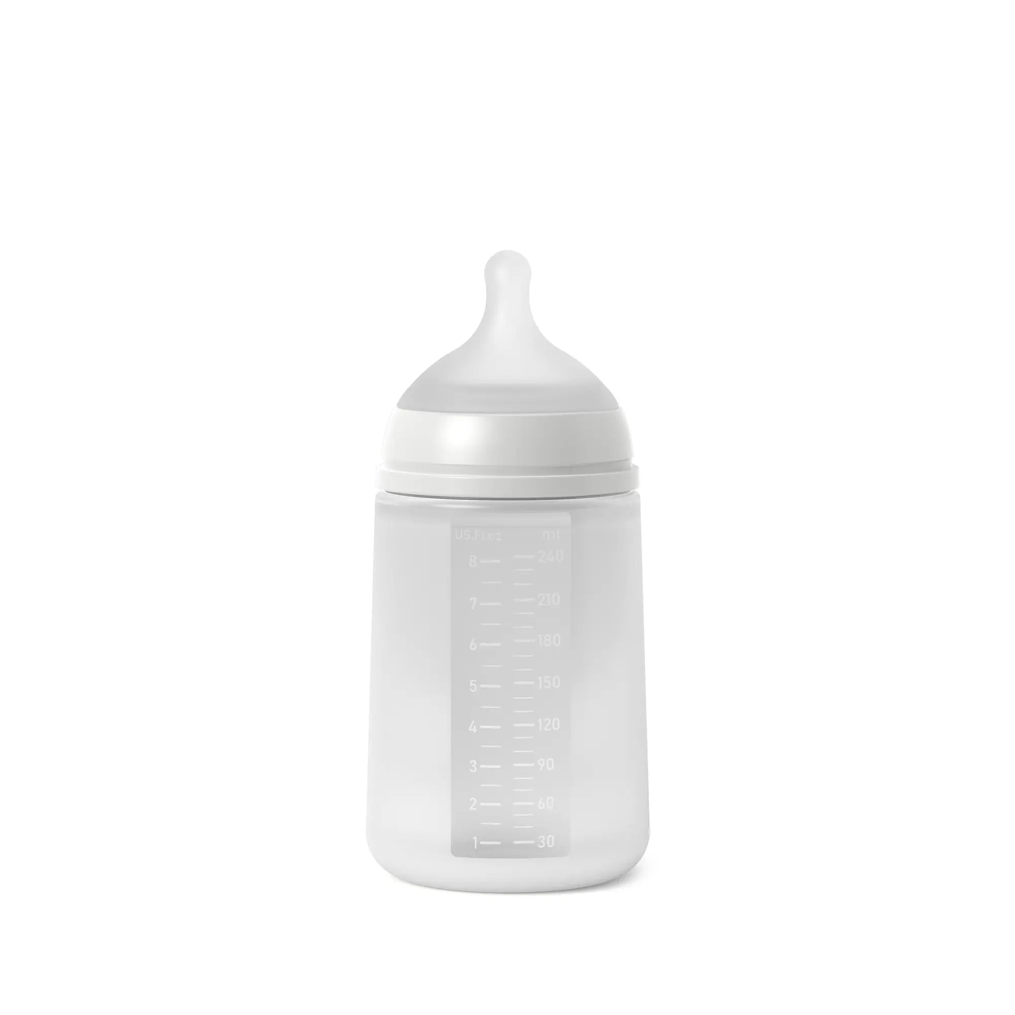 Biberon din silicon SX Pro 240 ml, debit mediu – transparentă | Colour Essence [ps:81b6564d-f968-4e3b-825d-c46a63615254]
