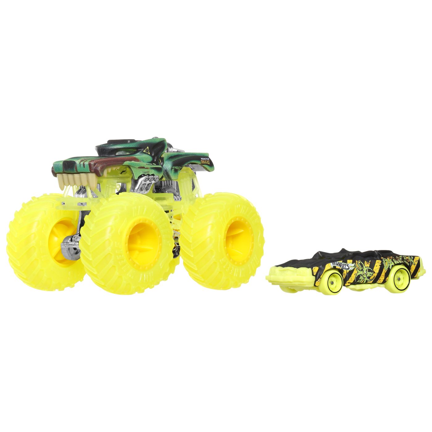 HOT WHEELS MONSTER TRUCK SI MASINUTA METALICA RACE ACE - Imagine 21