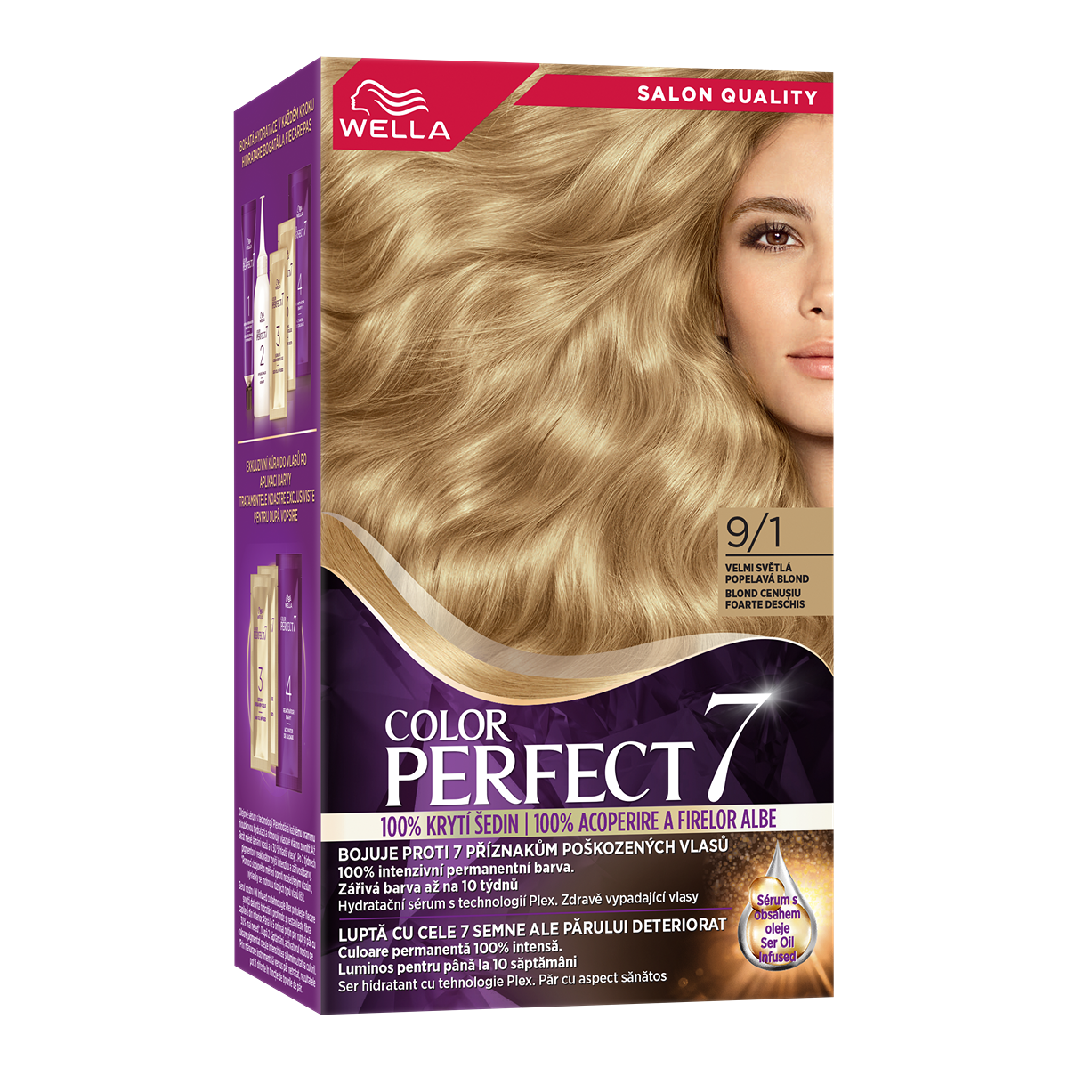 COLOR PERFECT 7, vopsea de par, nuanta saten mediu, nr 4/0 - Imagine 22