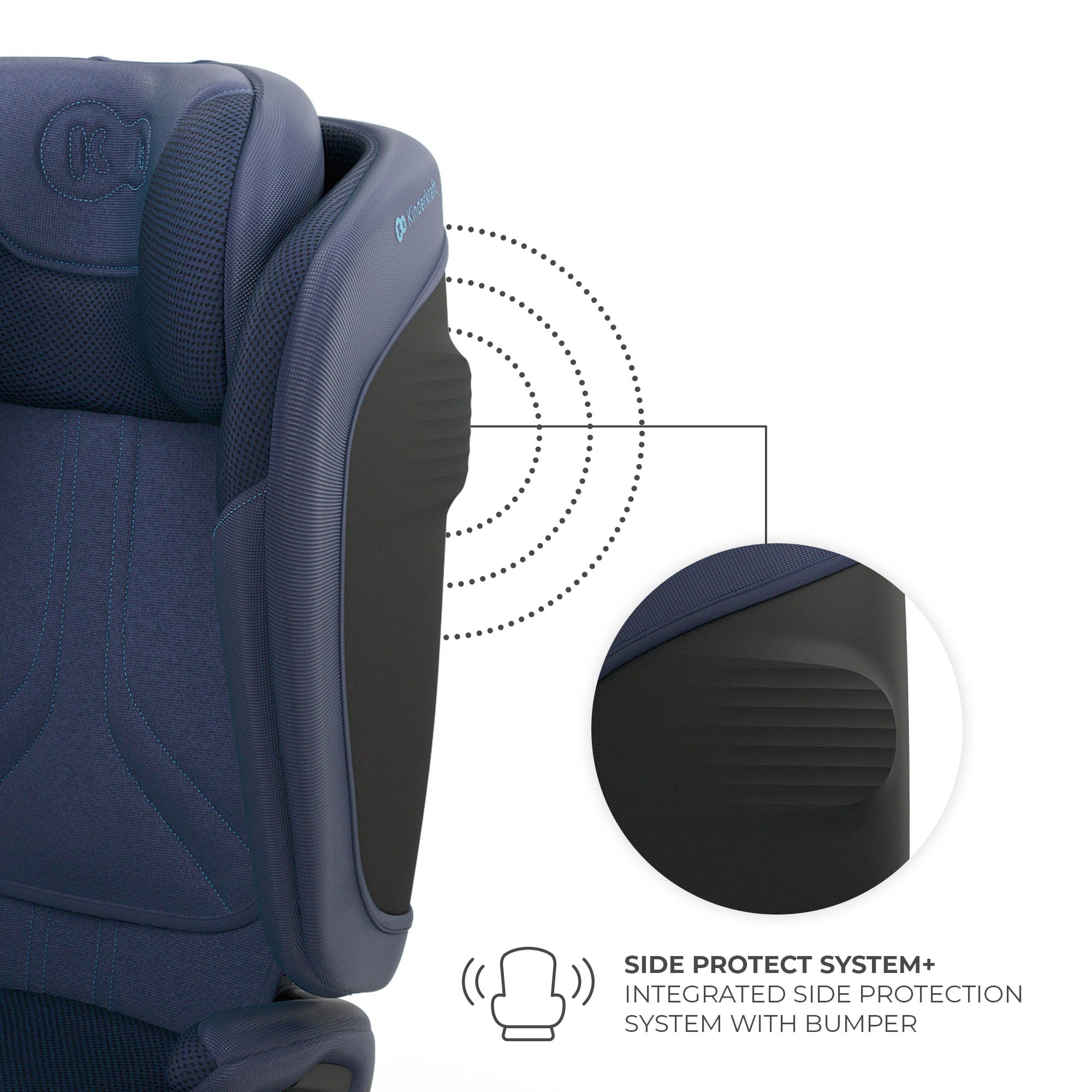 SCAUN AUTO KINDERKRAFT UNITY2 100-150 CM, BLACK - Imagine 22