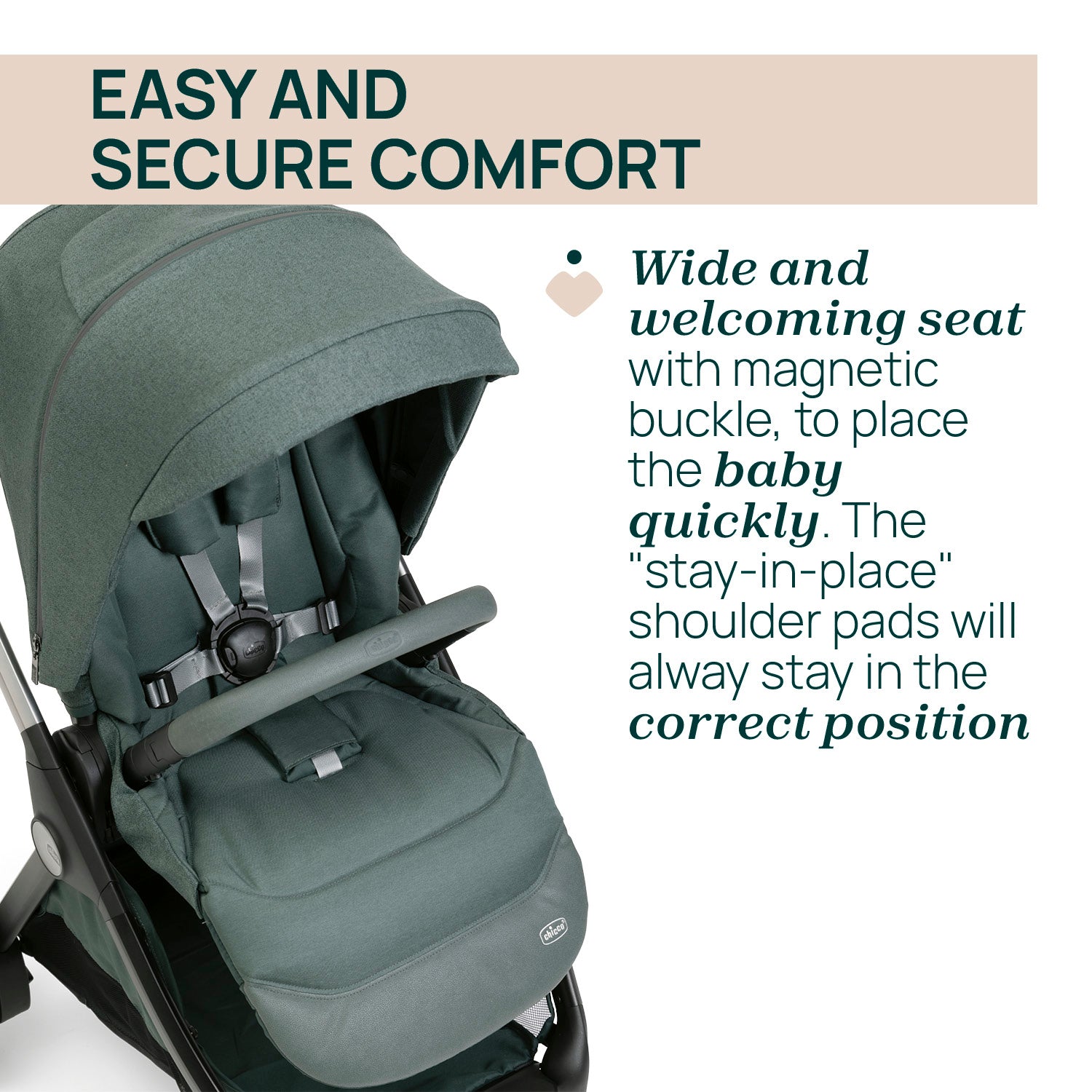 Carucior copii 3 in 1 Chicco Bellagio, Fir Tree (verde - Default Title (22) [ps:8f52e076-74b7-4aa0-b451-668a0500353f]