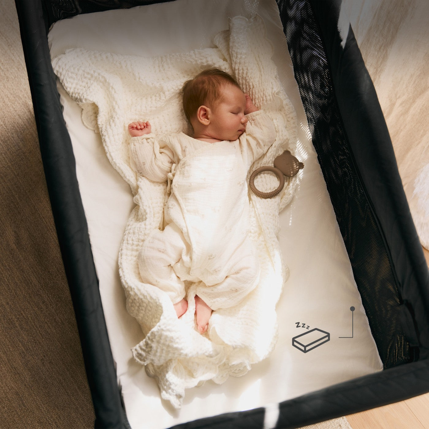 PATUT DE CALATORIE KINDERKRAFT MOON DREAM, BLACK - Imagine 23