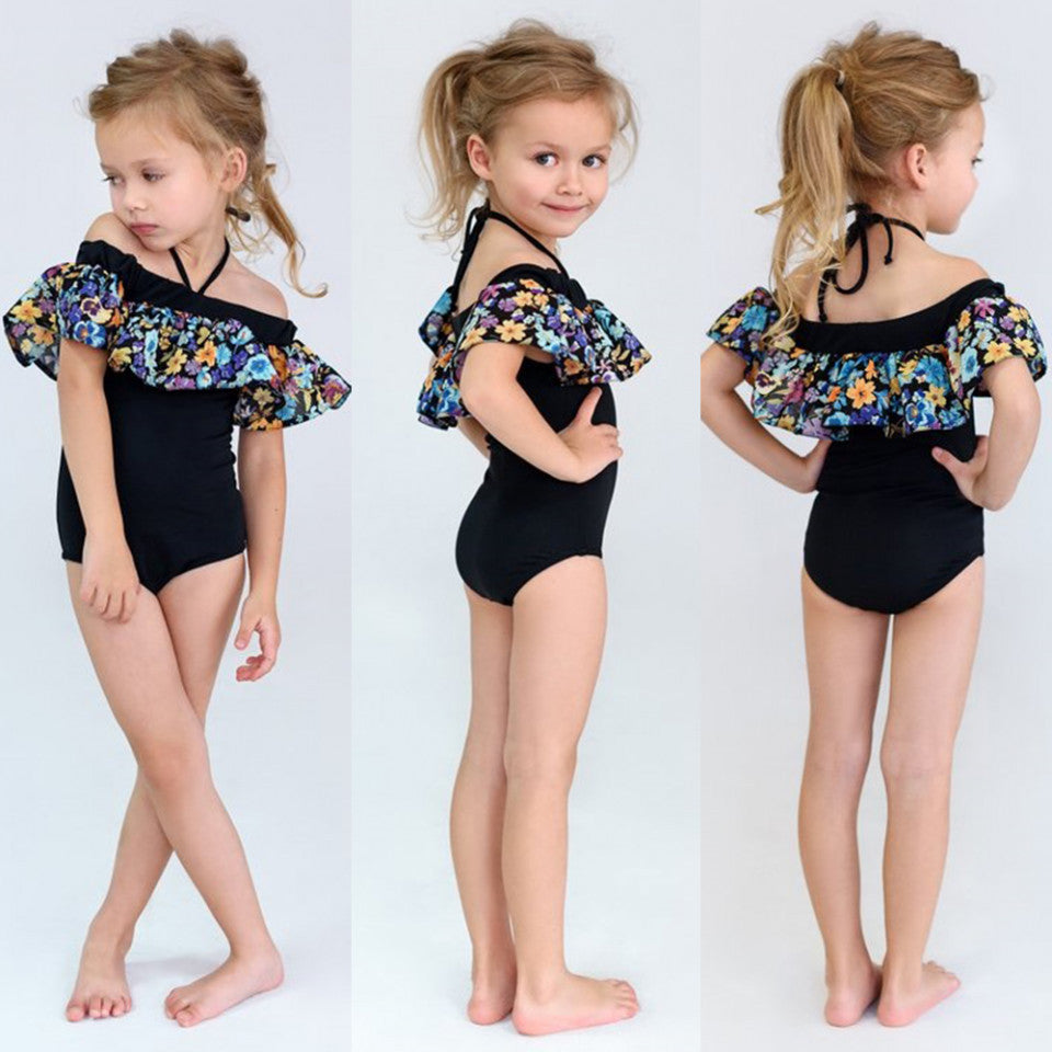 Costum de baie cu bulinute alb/negru Drool (Culoare: - Imagine 23