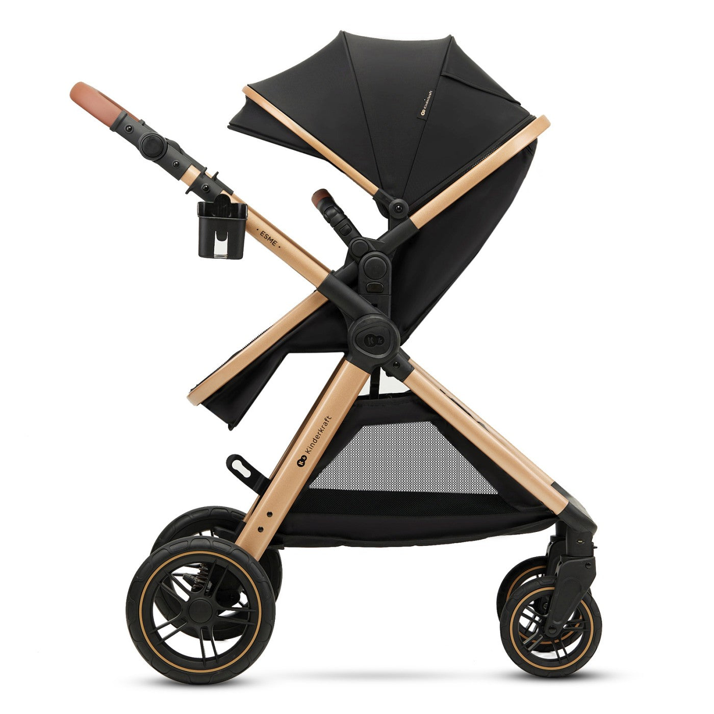 CARUCIOR KINDERKRAFT ESME, 3 IN 1, MOONLIGHT GREY - Imagine 23