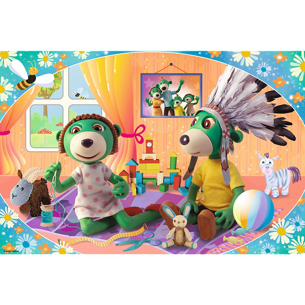 PUZZLE TREFL 24 MAXI BRAVUL POMPIER SAM - Imagine 24