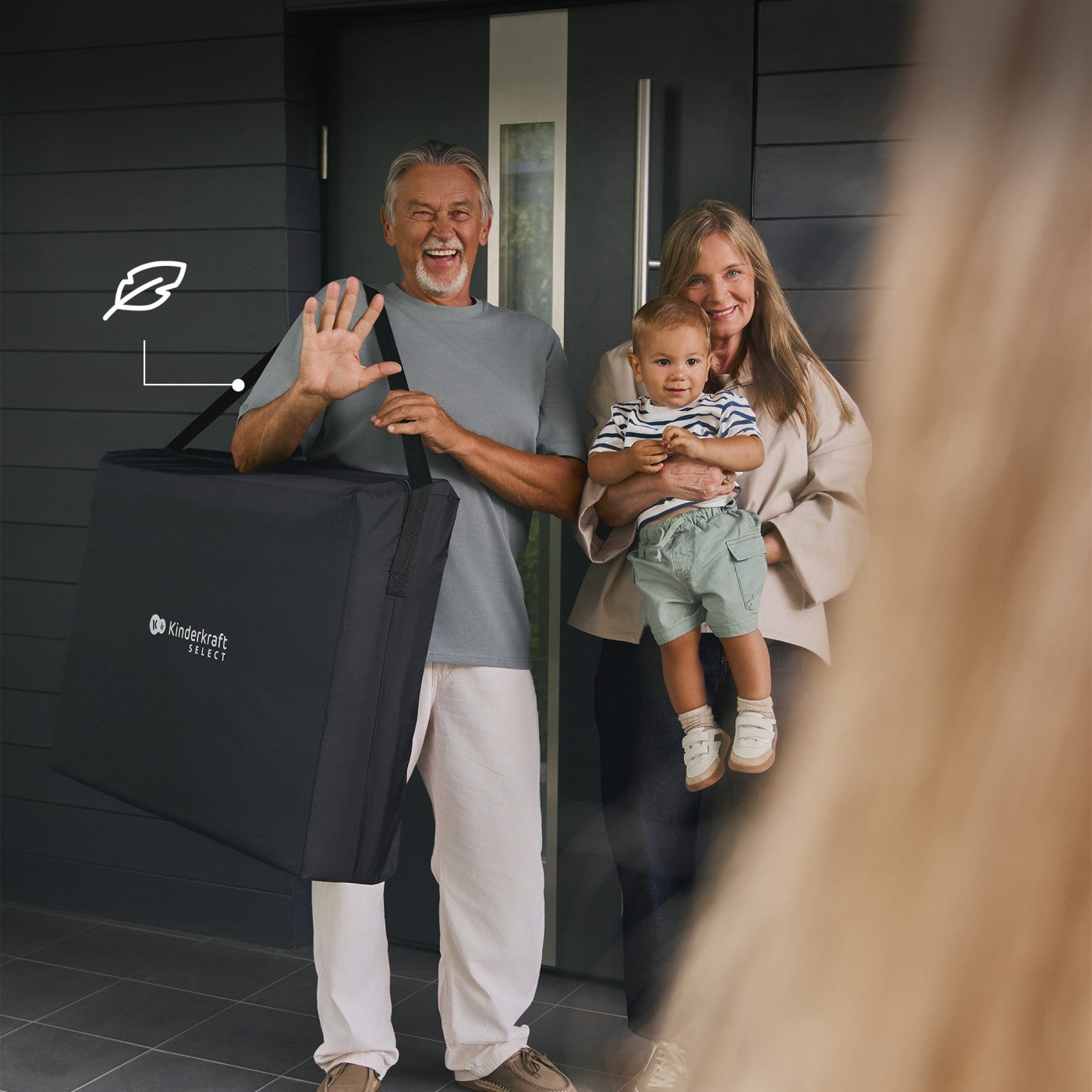 PATUT DE CALATORIE KINDERKRAFT MOON DREAM, BLACK - Imagine 24