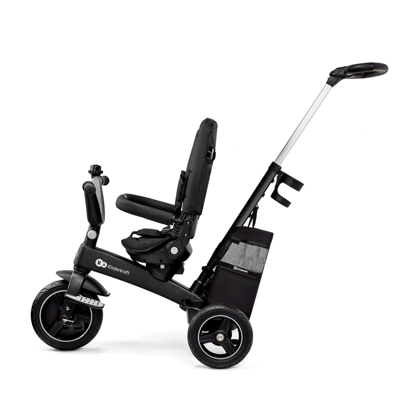 TRICICLETA KINDERKRAFT EASYTWIST, PLATINUM GREY - Imagine 24