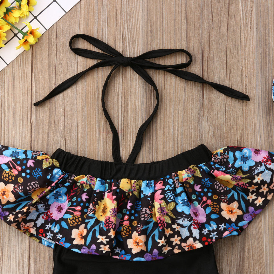 Costum de baie cu bulinute alb/negru Drool (Culoare: - Imagine 24