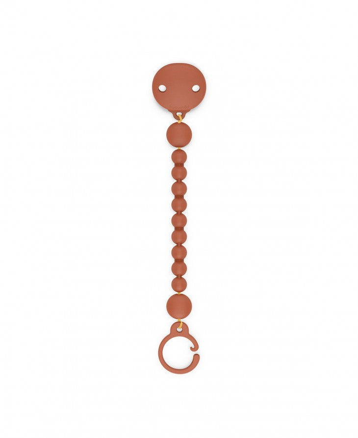 SUAVINEX COLOUR ESSENCE LĂNȚIȘOR CLIP PENTRU SUZETĂ DIN SILICON ROSU CĂRĂMIDĂ