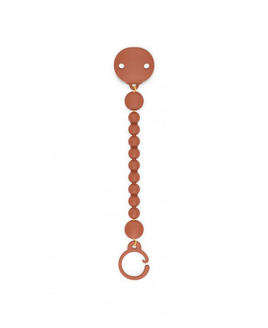 SUAVINEX COLOUR ESSENCE LĂNȚIȘOR CLIP PENTRU SUZETĂ DIN SILICON ROSU CĂRĂMIDĂ