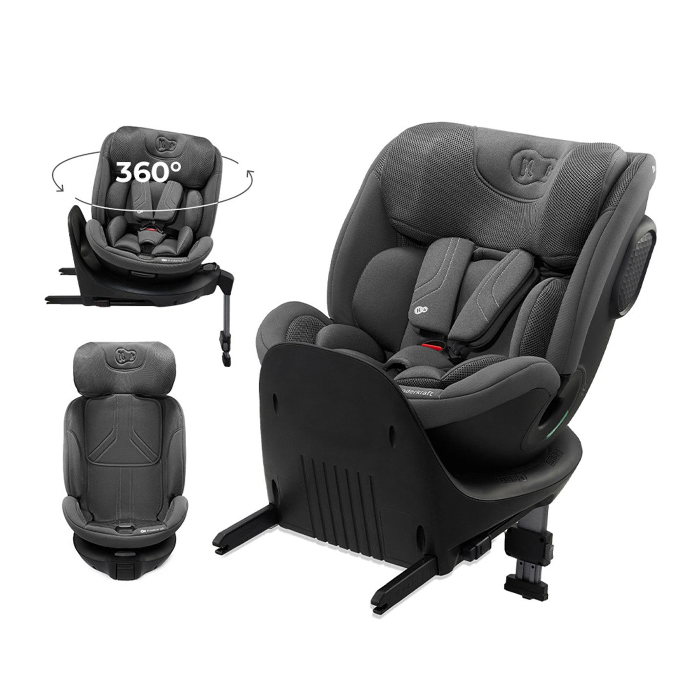 SCAUN AUTO KINDERKRAFT XRIDER 2 I-SIZE 40-150 CM GREY - Imagine 25