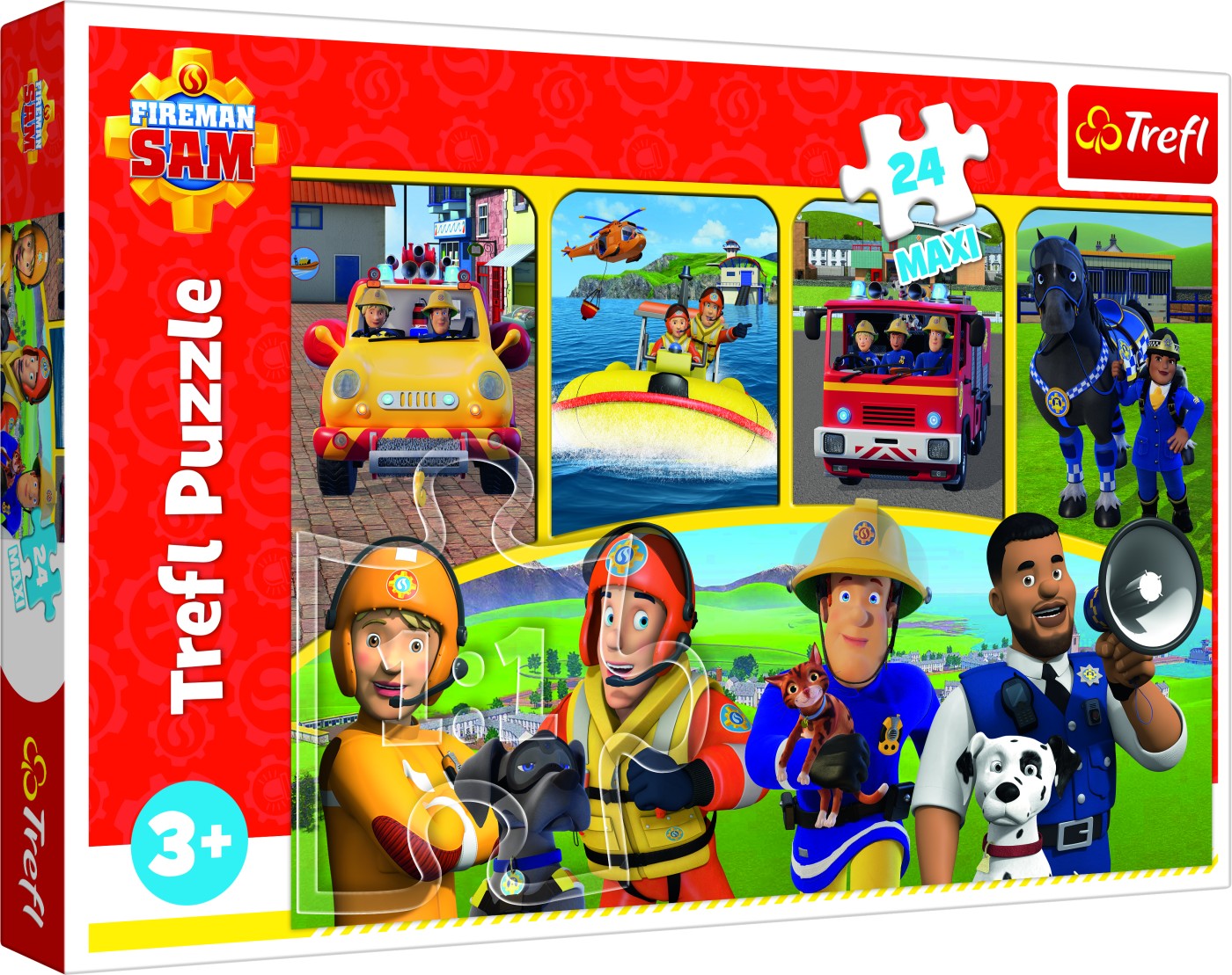 PUZZLE TREFL 24 MAXI BRAVUL POMPIER SAM - Imagine 26