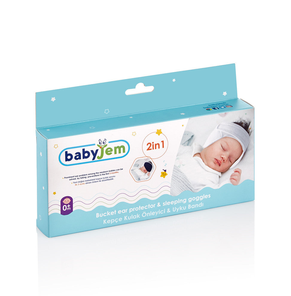 Bentita 2 in 1 pentru urechi BabyJem, Antracit - Imagine 26