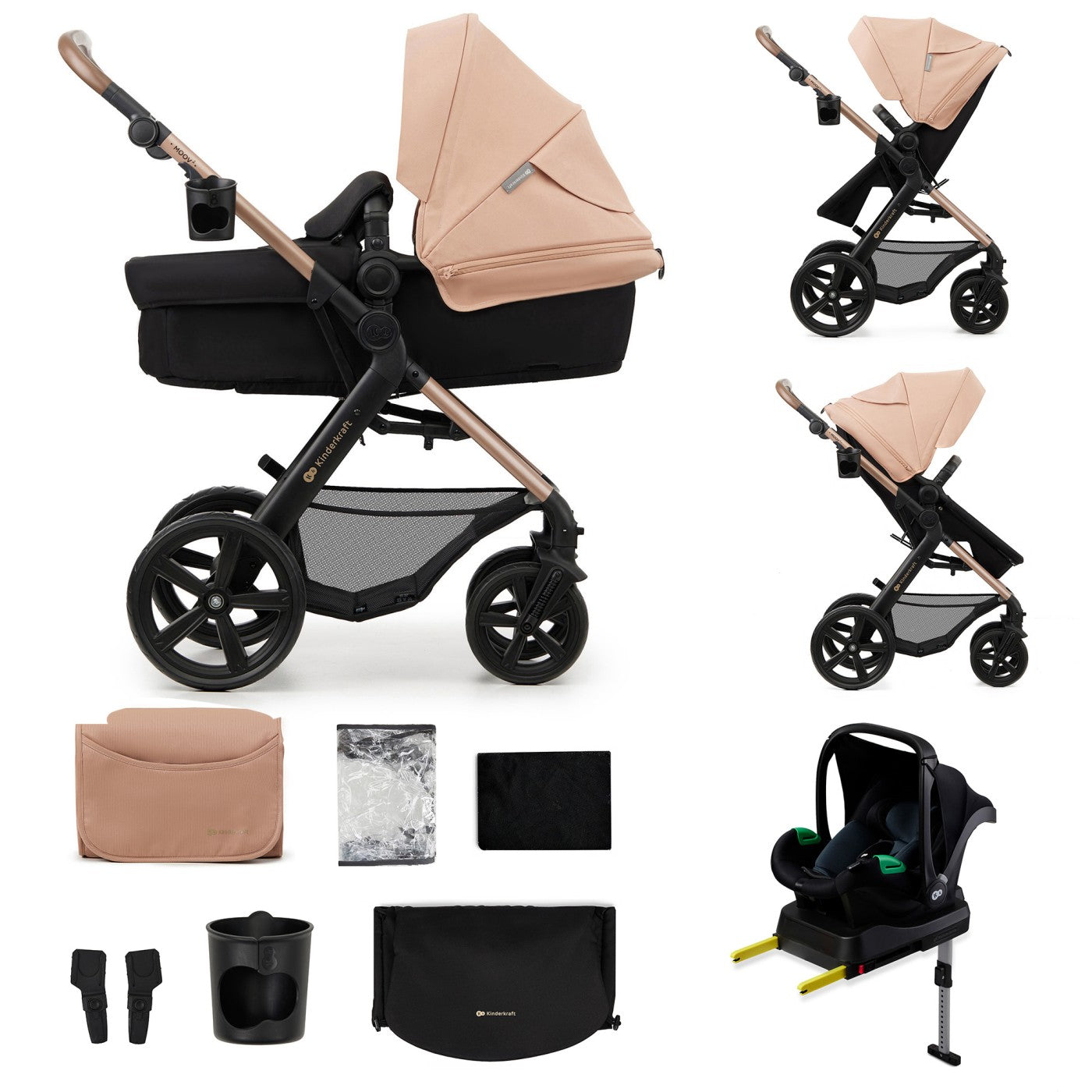 CARUCIOR MULTIFUNCTIONAL KINDERKRAFT MOOV 2 EVA 4IN1 - Imagine 27