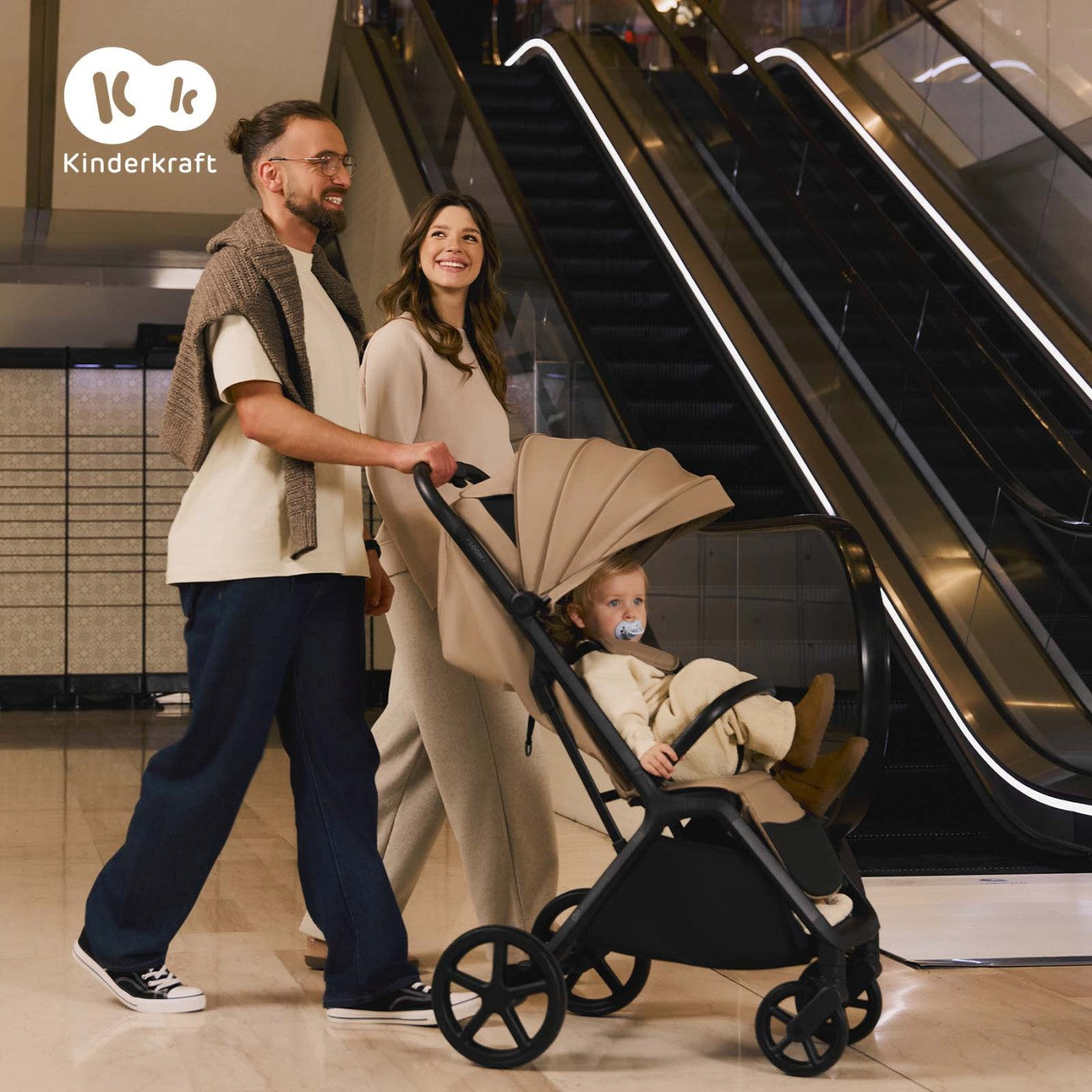 CARUCIOR SPORT KINDERKRAFT LOOM, 0-22 KG, LINEN BEIGE - Imagine 28