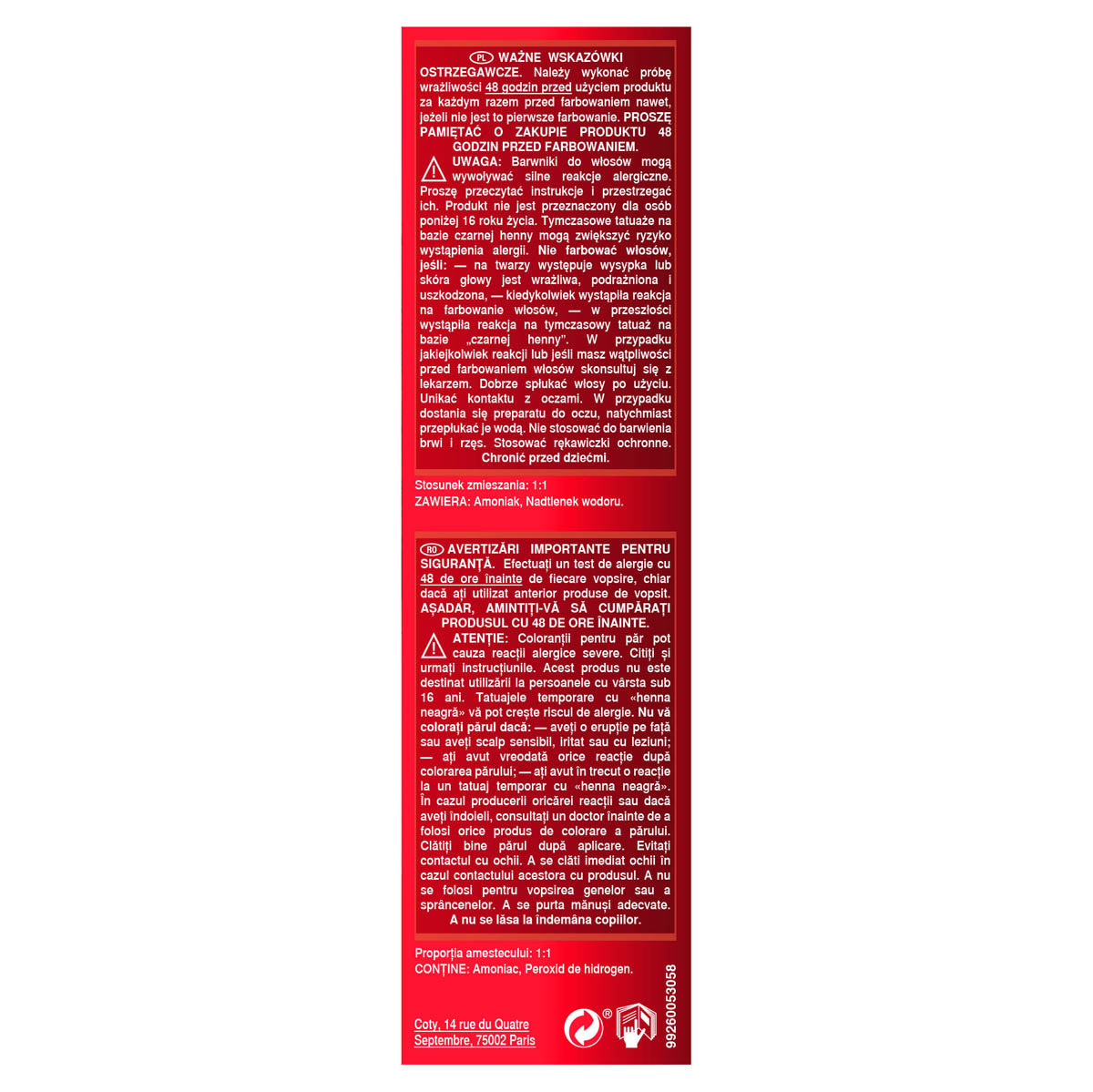 LONDA Color, vopsea de par, nuanta negru, nr 2/0 - Imagine 29