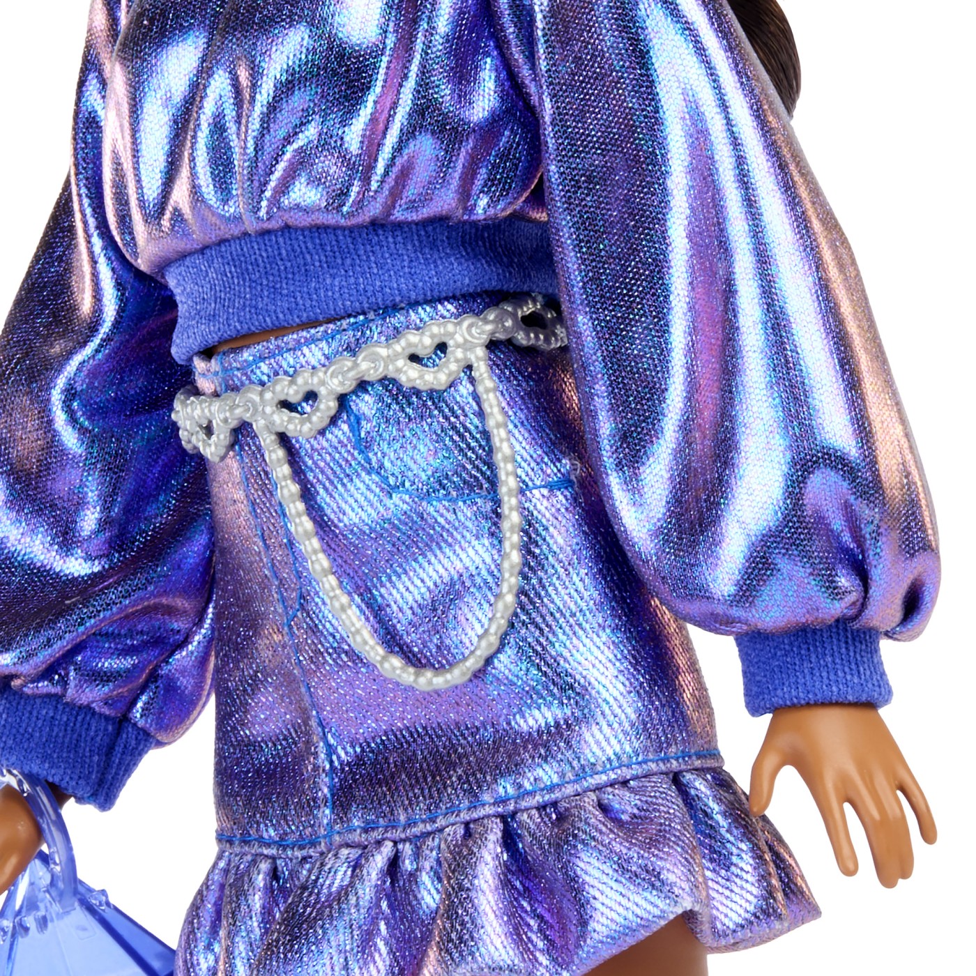 BARBIE DELUXE STYLE PAPUSA BARBIE CU SALOPETA ROZ SI PAR - Imagine 29