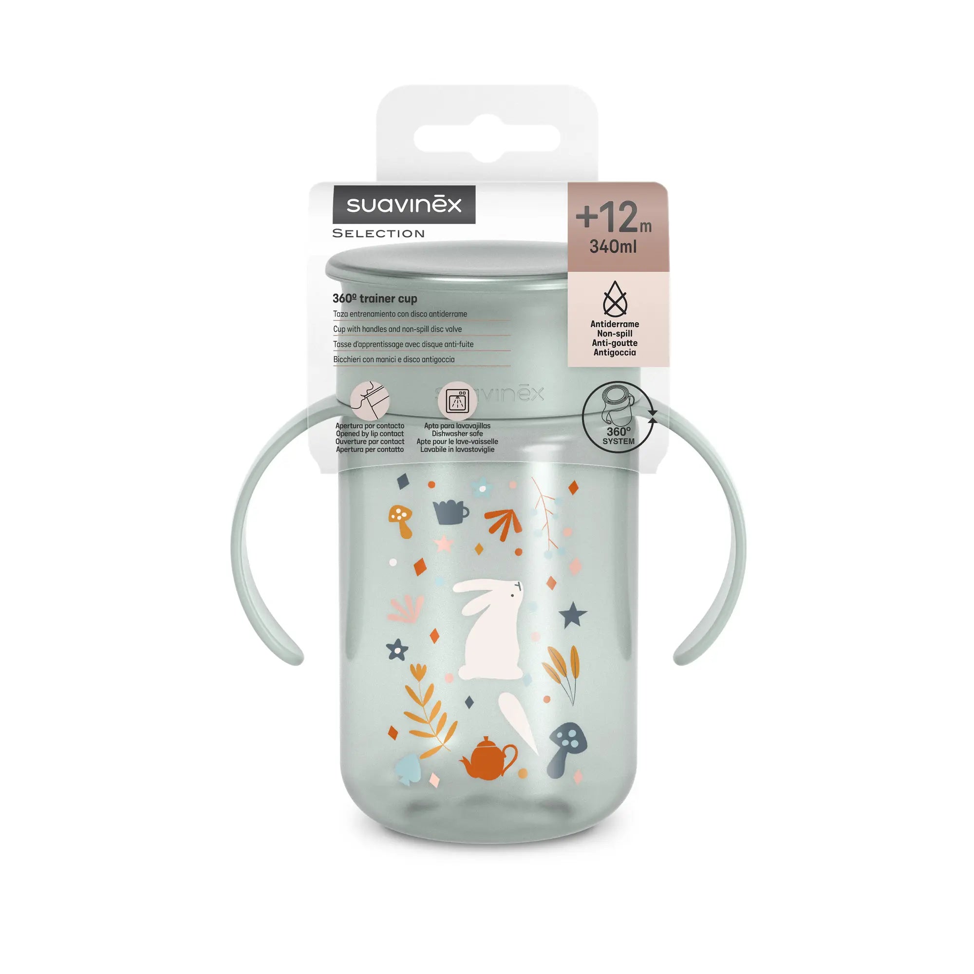 Cană 360° antipicurare 340 ml - mentă | Wonderland [ps:cd05e7b6-9454-418b-9667-53860173a527]